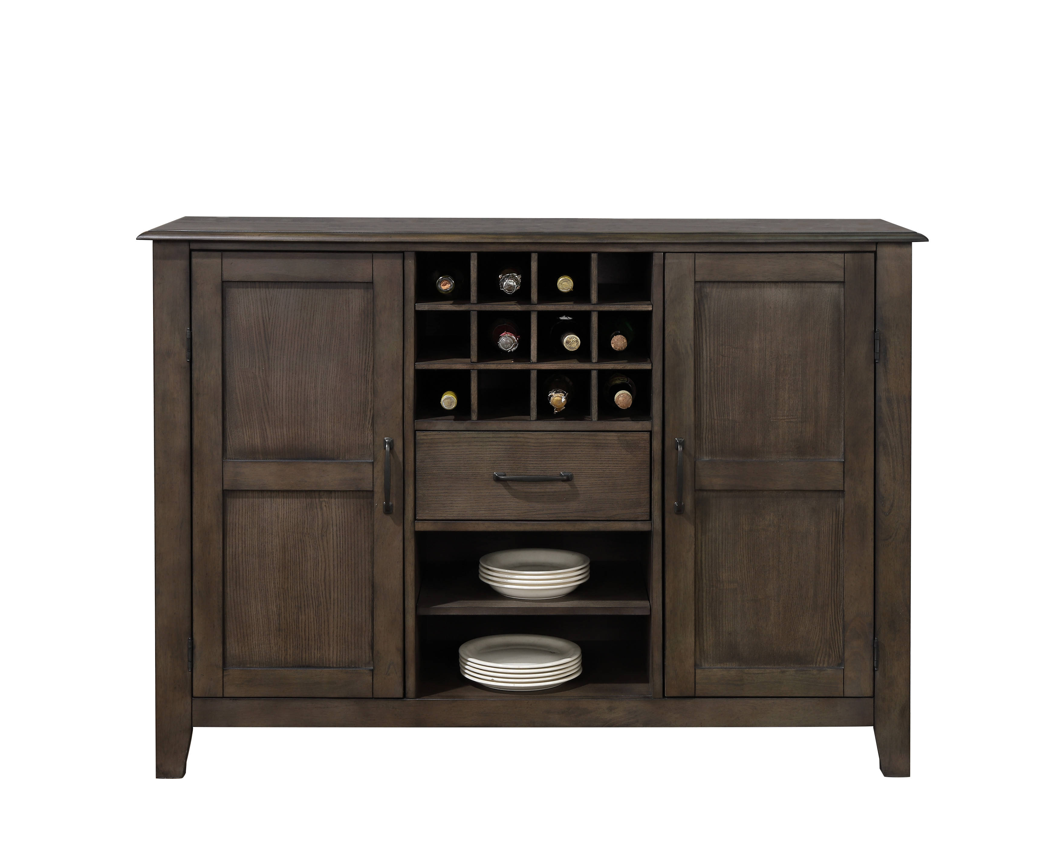 Sunset Trading Cali Gray Brown Wine Server