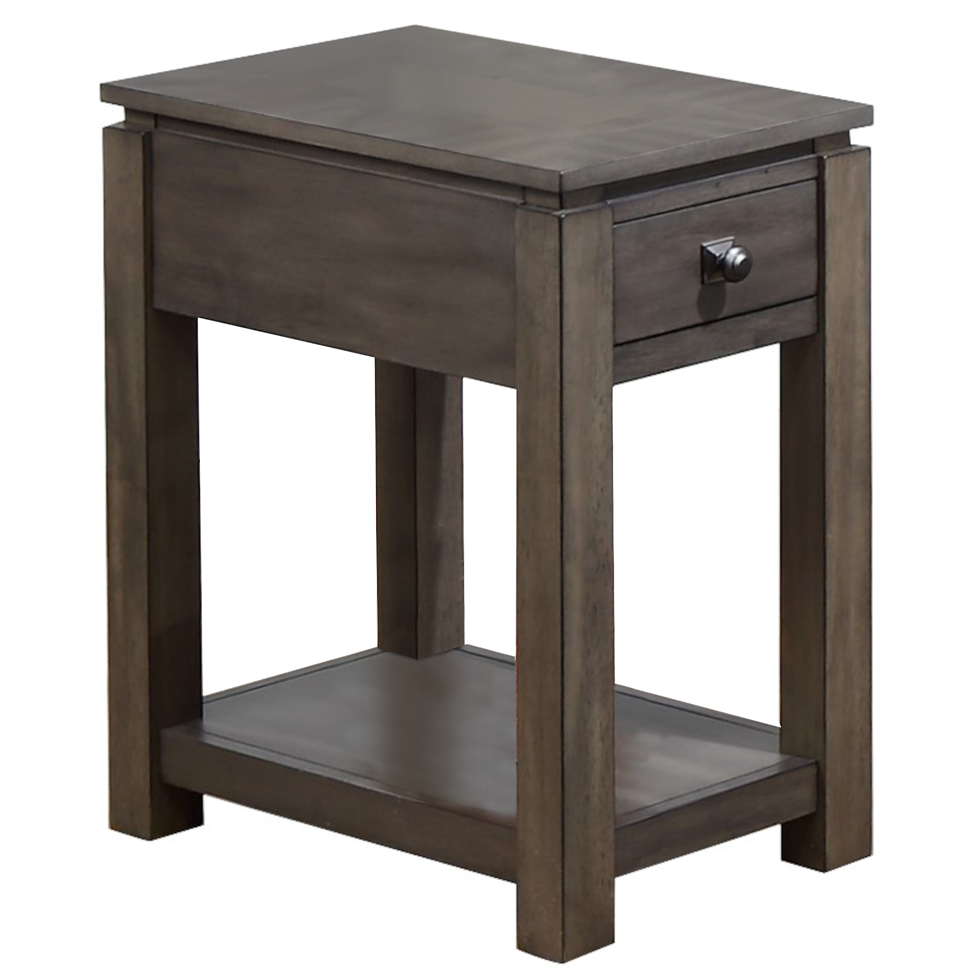 Sunset Trading Shades of Weathered Gray Narrow End Table