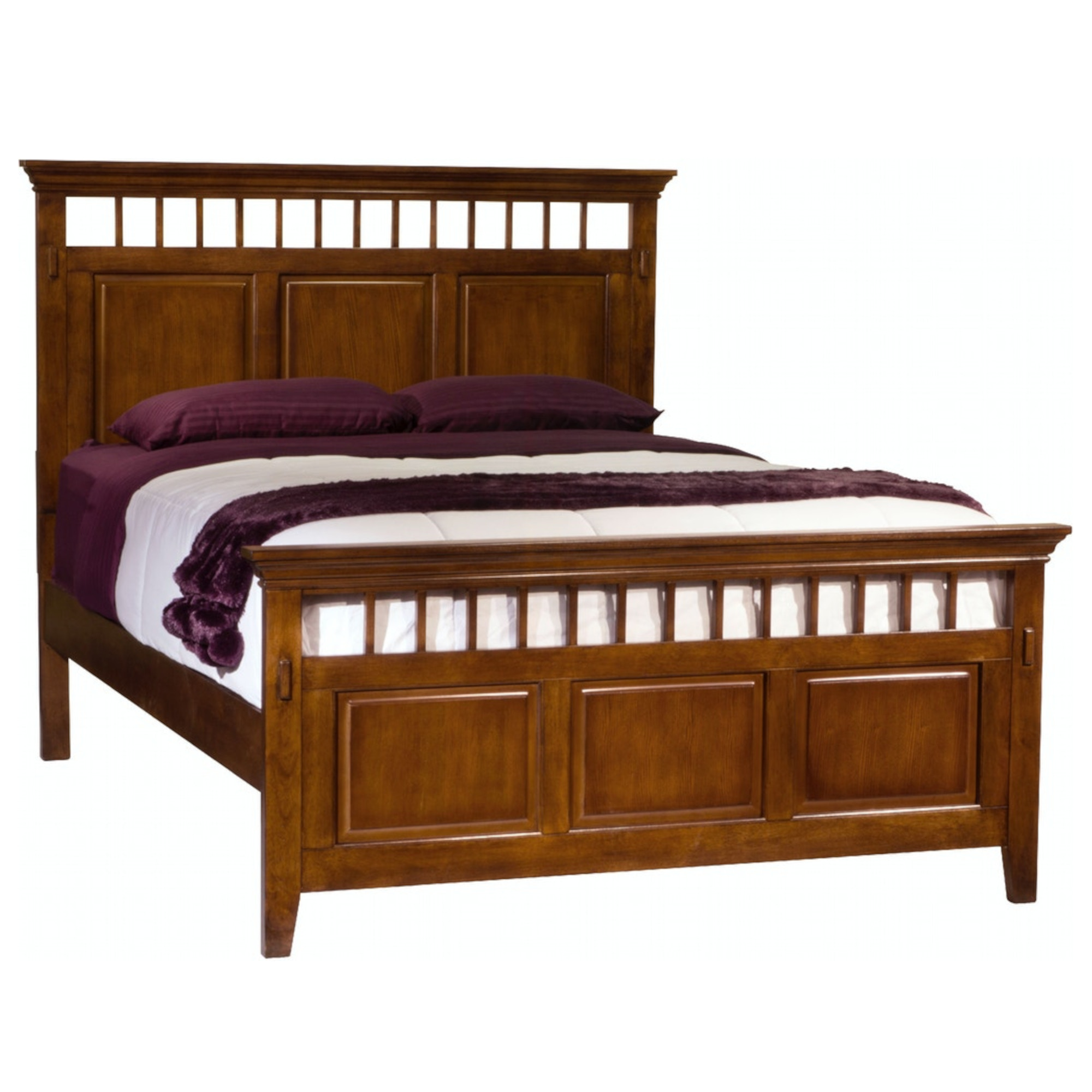 Sunset Trading Tremont Distressed Warm Chestnut Brown Queen Bed