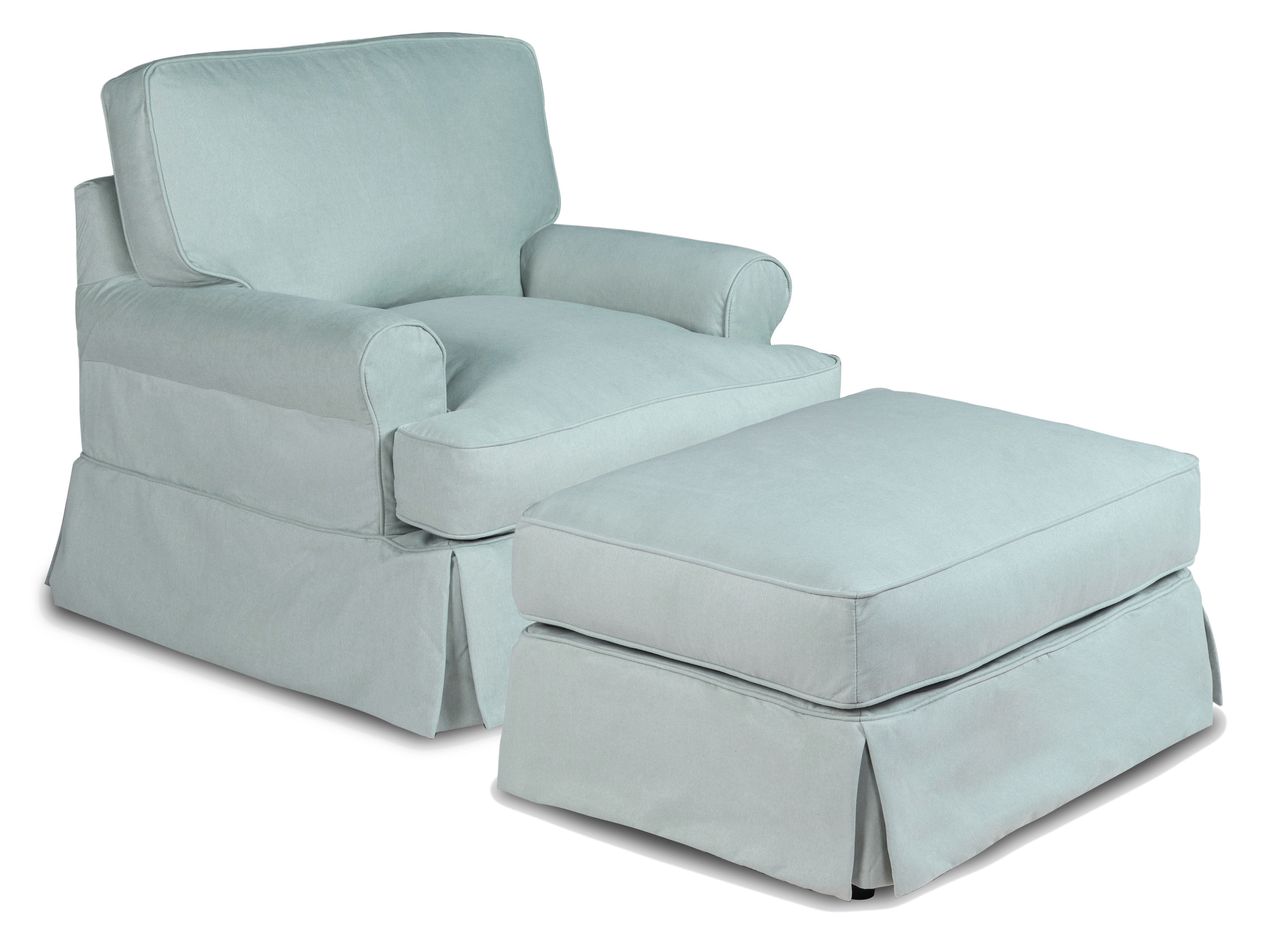 Sunset Trading Horizon Aqua Blue T Cushion 2pc Slipcover Set