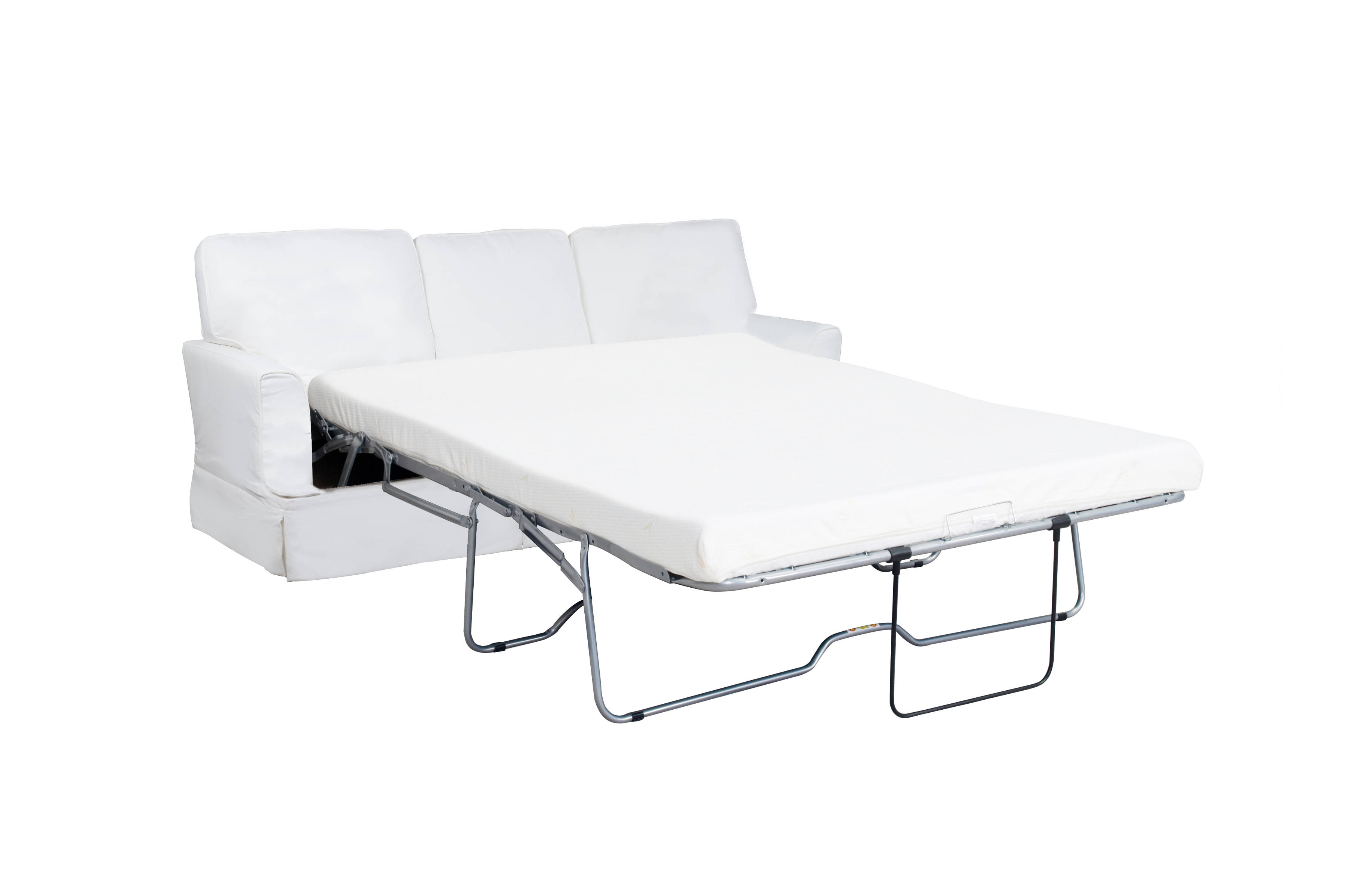 Sunset Trading Ariana White Slipcovered Sleeper Sofa SST-SU-78341-81 Sunset Trading Ariana White Slipcovered Sleeper Sofa SST-SU-78341-81