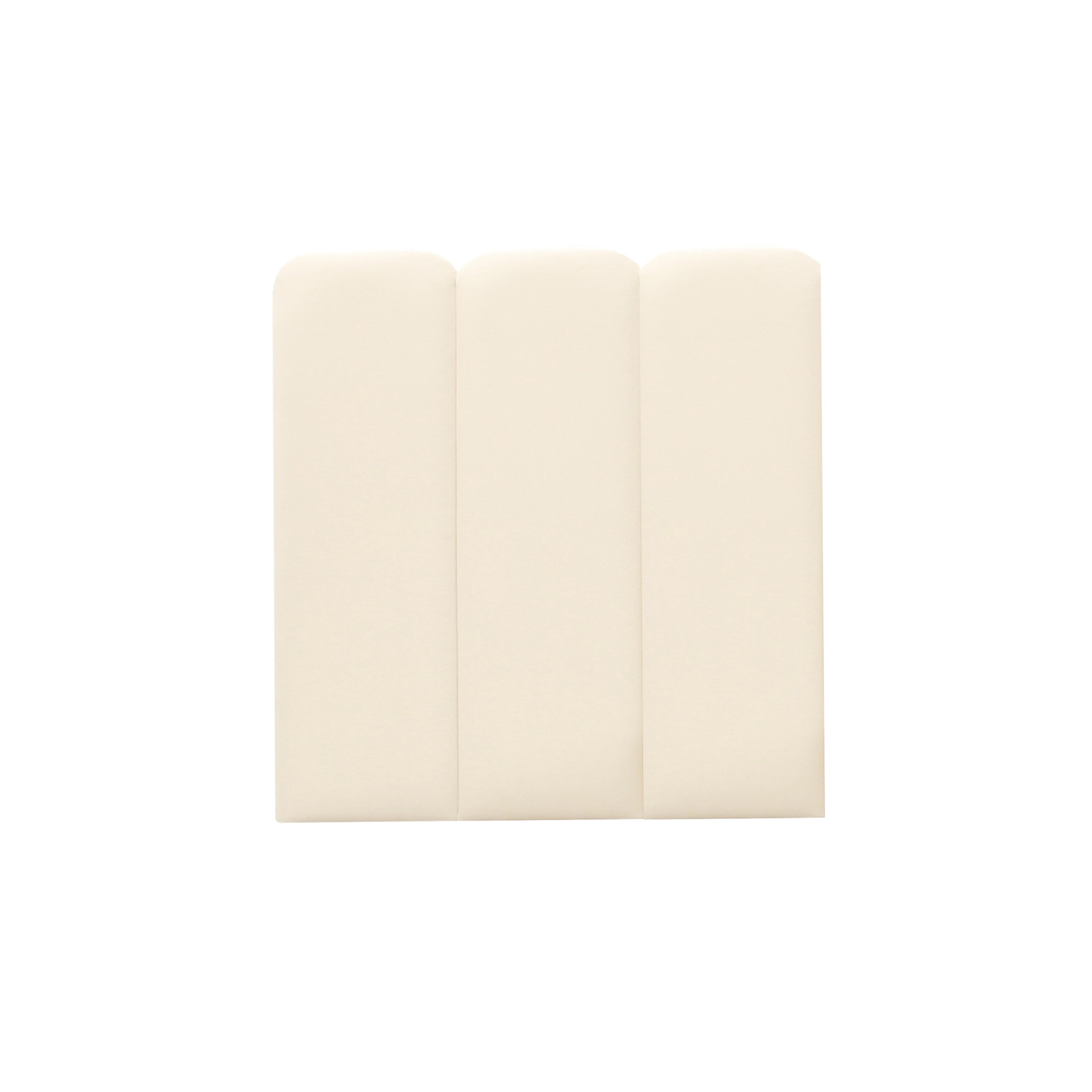 2 TOV Furniture Palani Cream Boucle Queen or King Wings