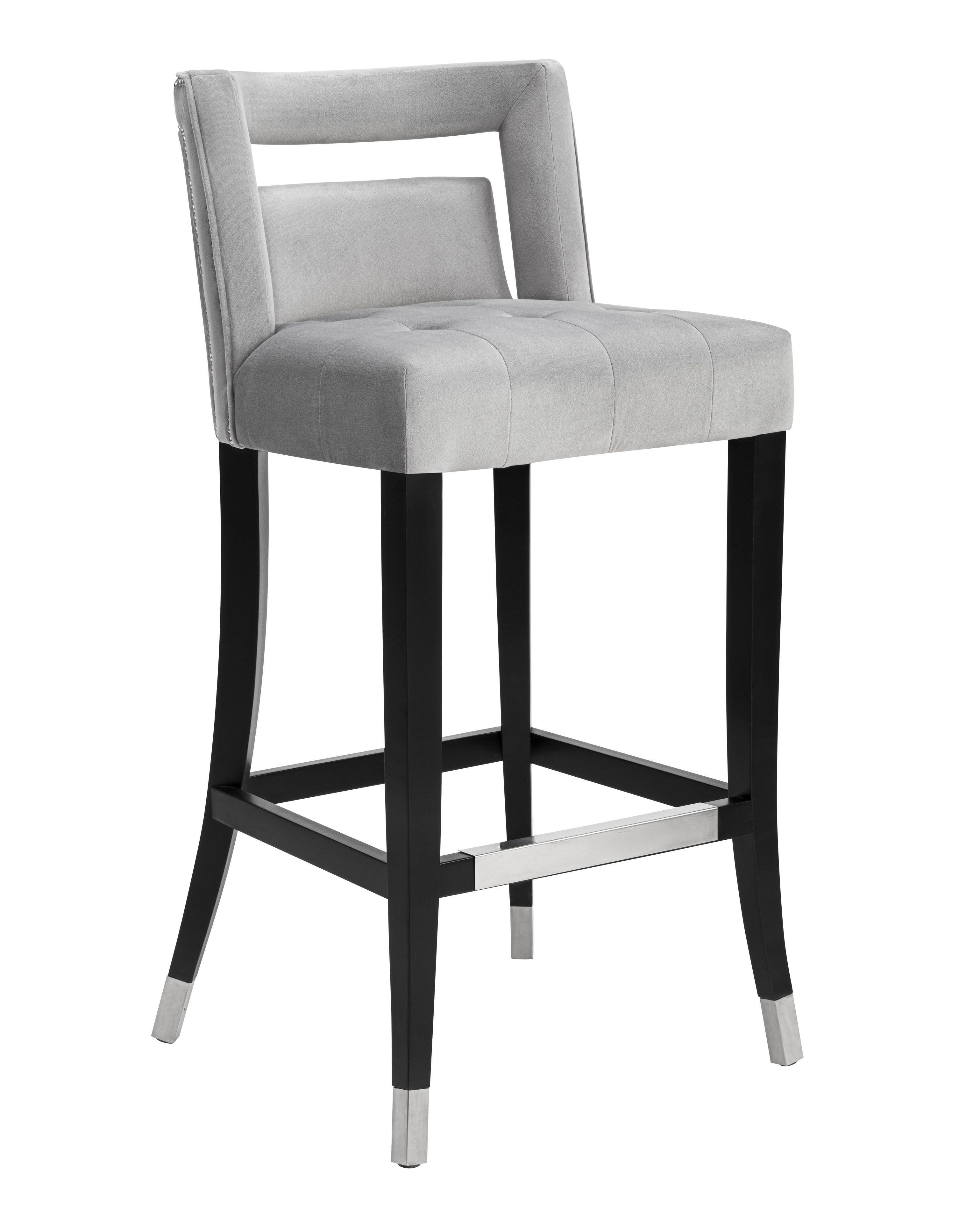 TOV Furniture Hart Grey Counter Height Stool