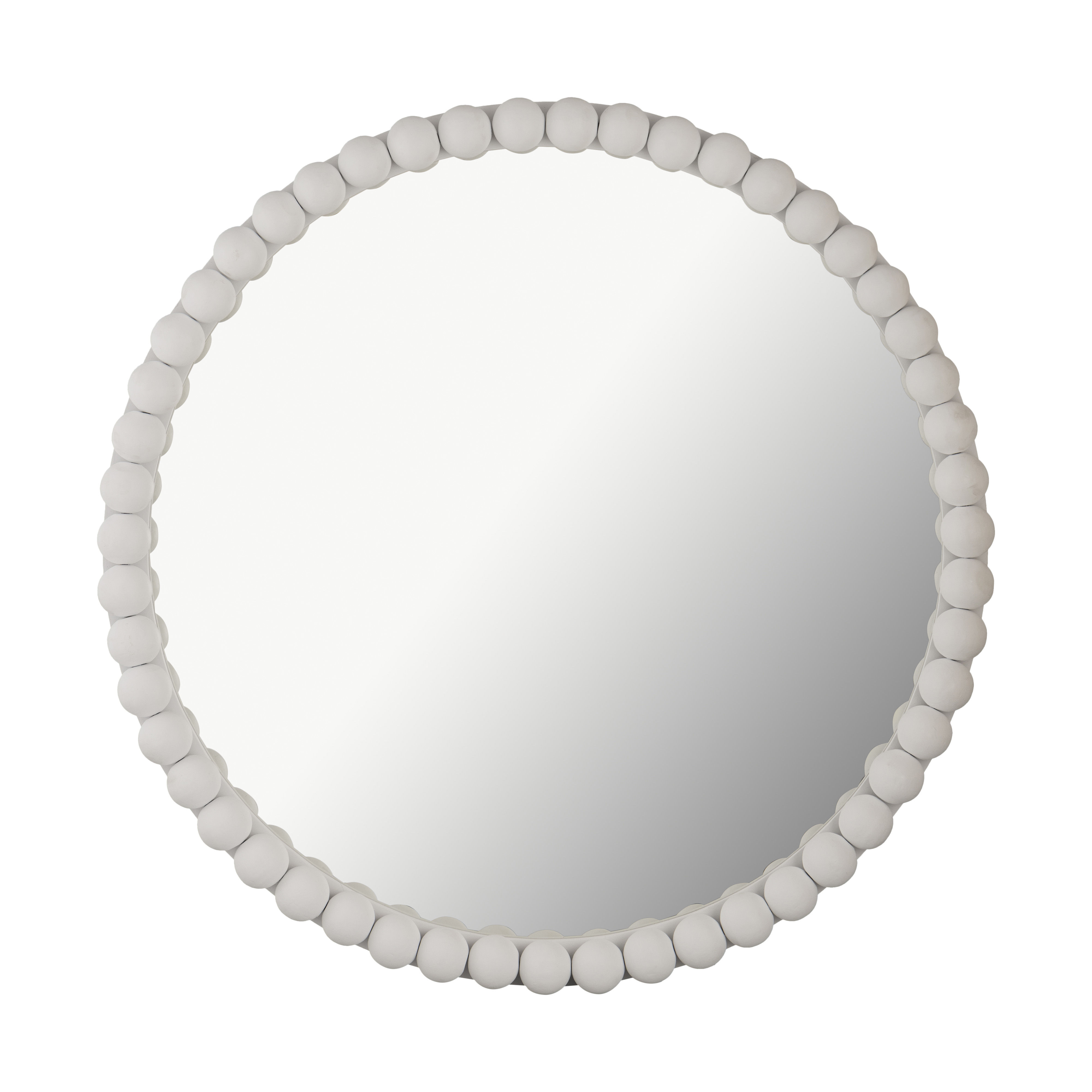 TOV Furniture Baria White Mirror