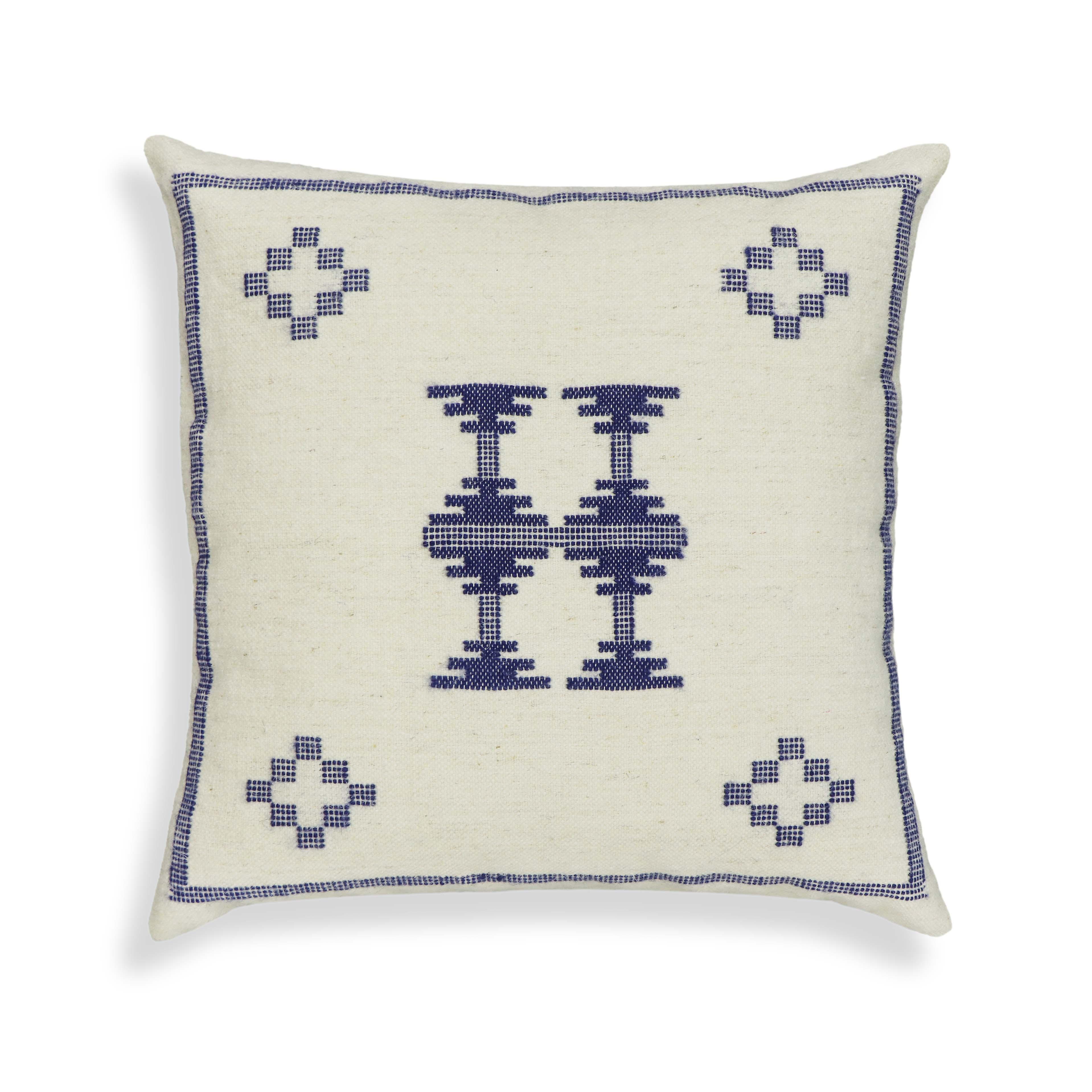 TOV Furniture Aztec Cream 20 Inch Square Accent Cushion