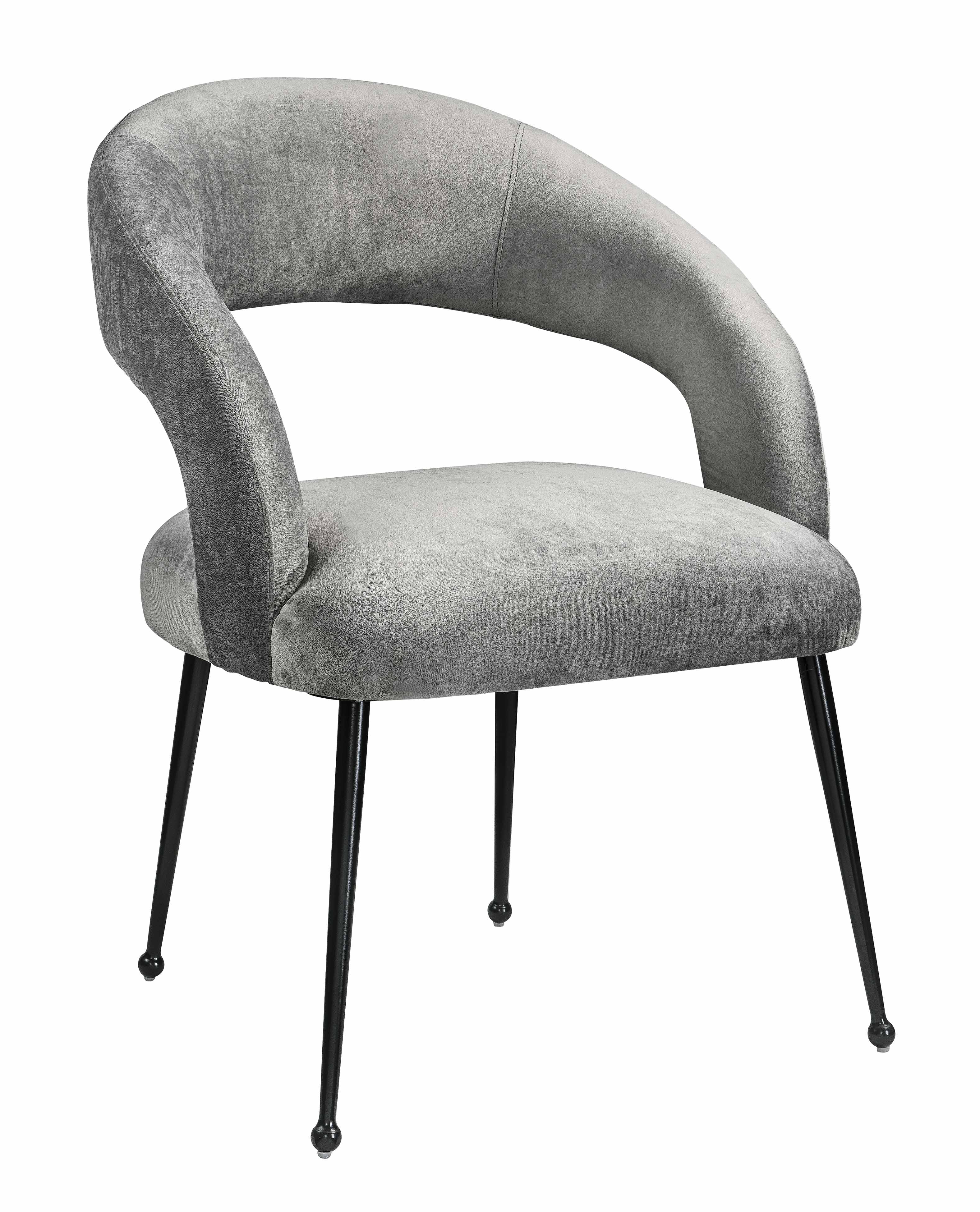 TOV Furniture Rocco Light Grey Dining Chair