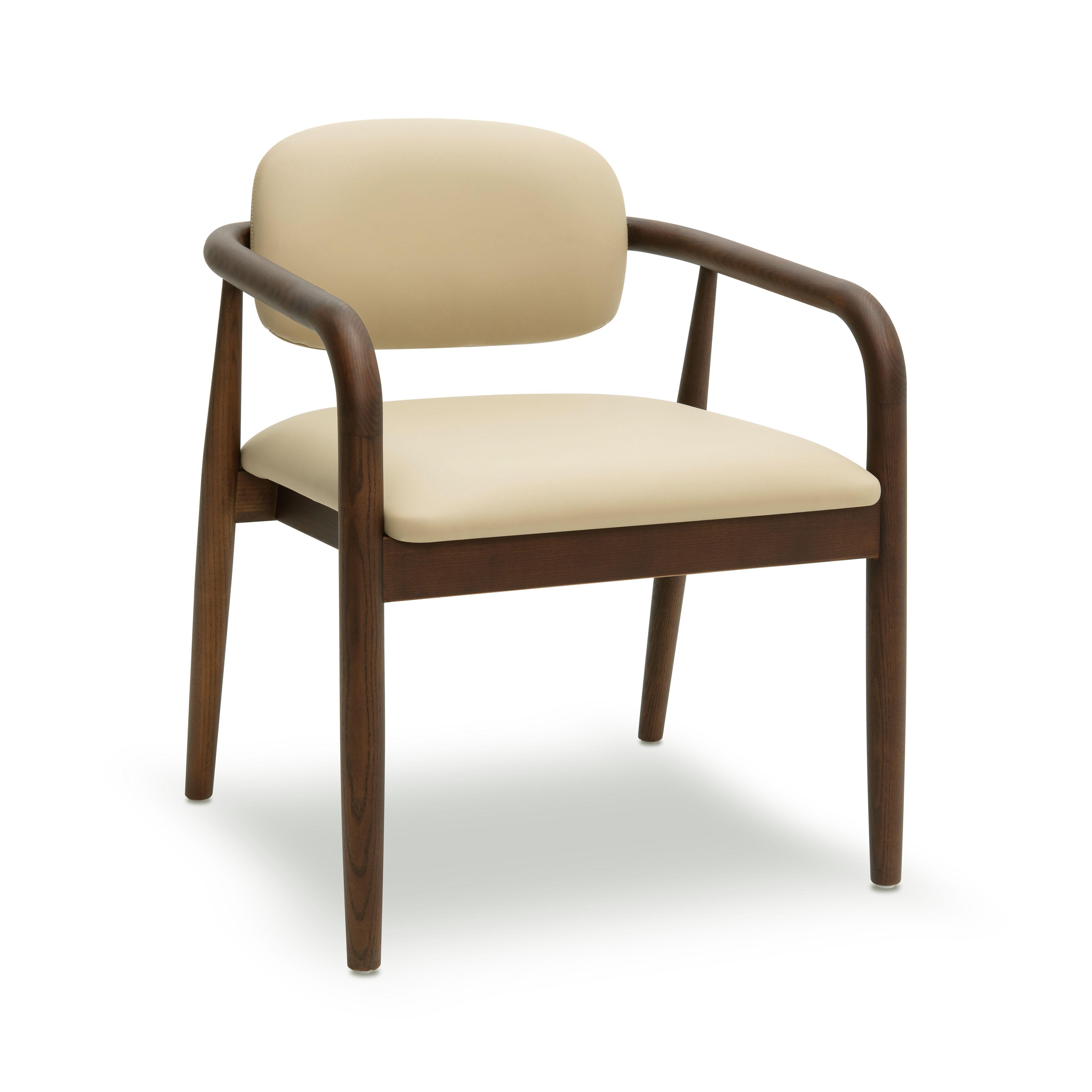 TOV Furniture Betsy Taupe Leather Dining Chair