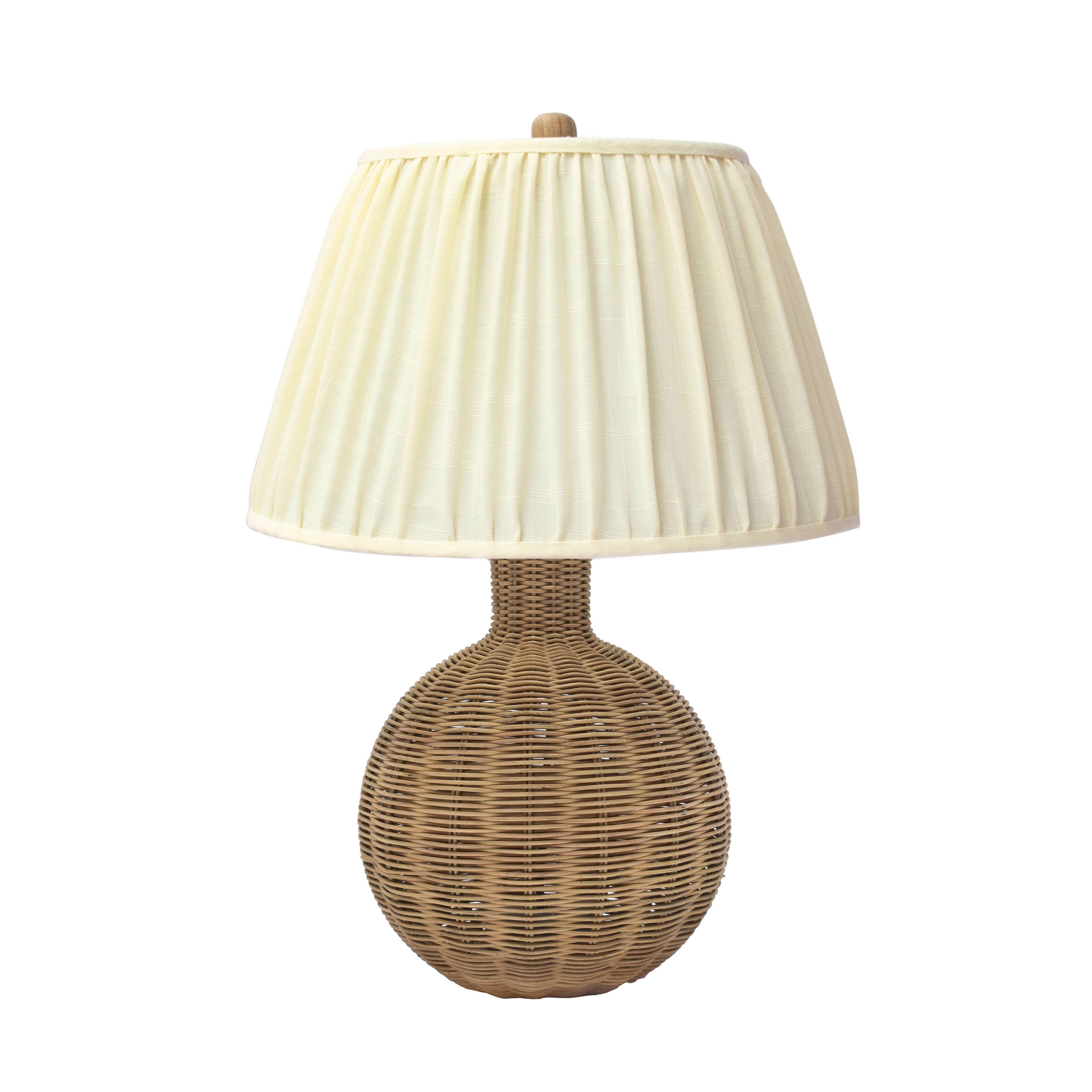TOV Furniture Pallora Cream Natural Table Lamp