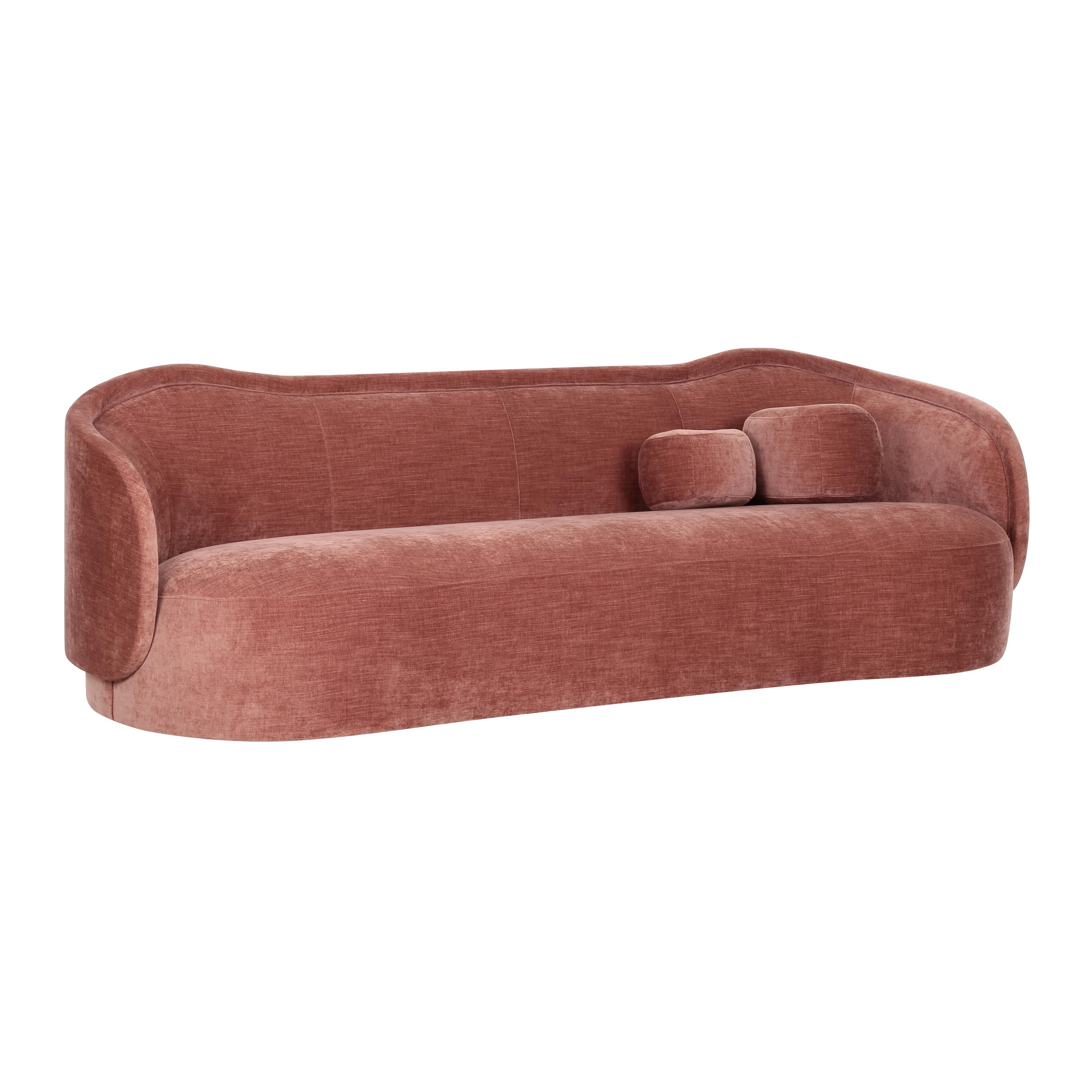 TOV Furniture Circe Mauve Velvet Sofa