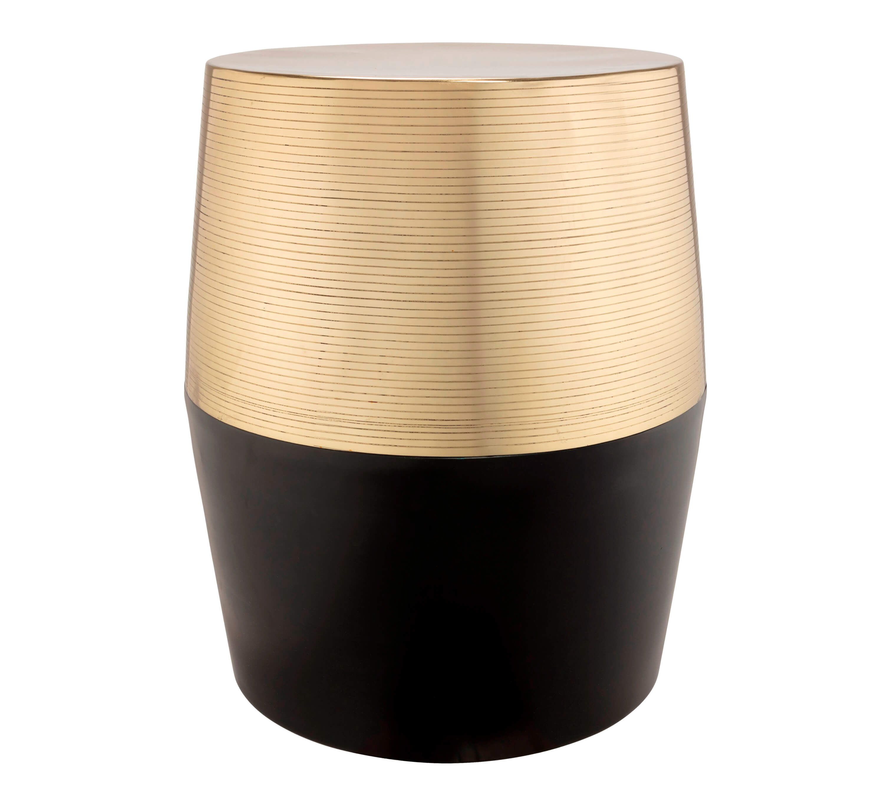 TOV Furniture Jadran Black Gold Stool