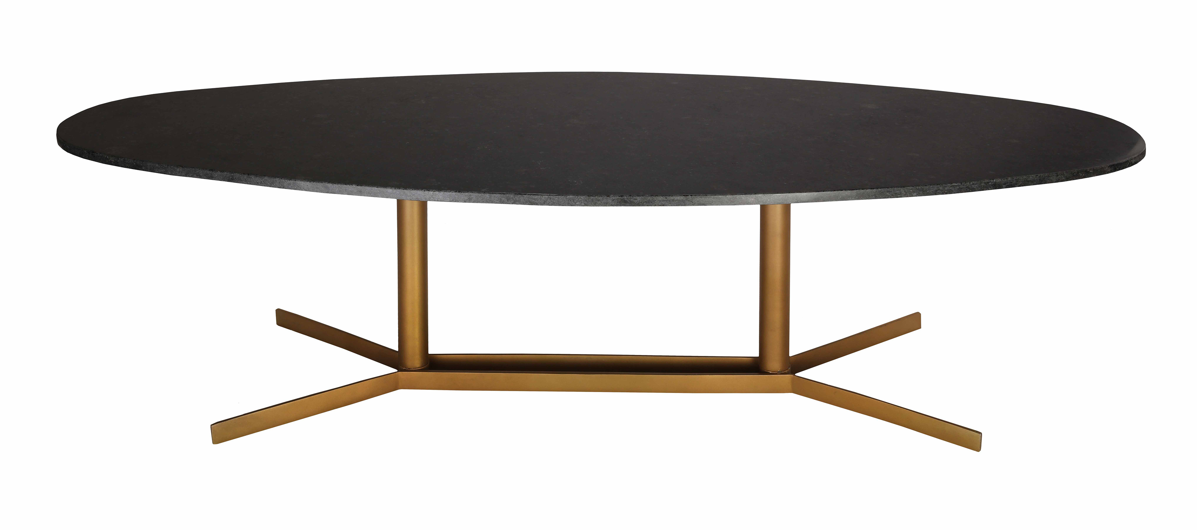 TOV Furniture Gemma Black Gold Coffee Table