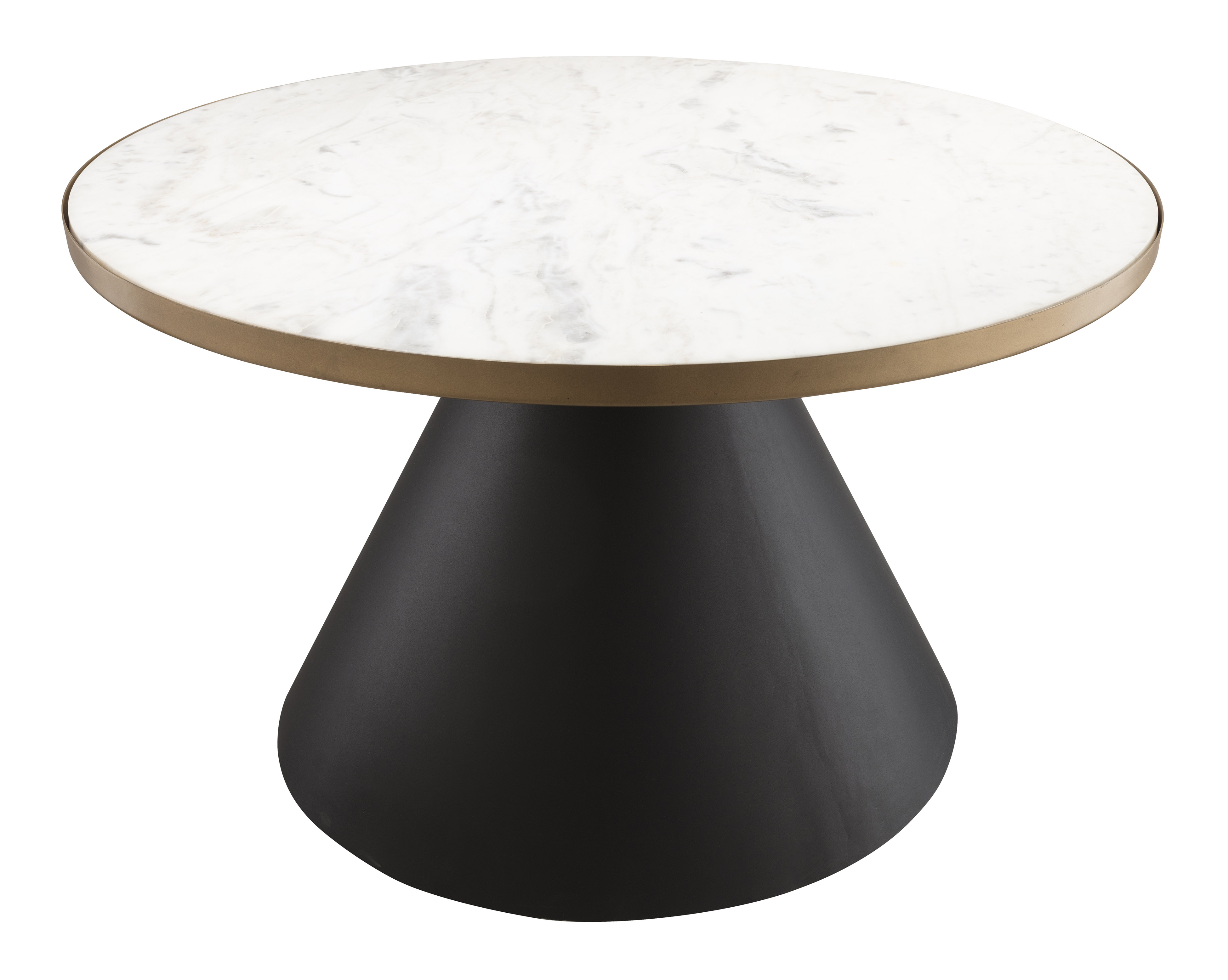 TOV Furniture Richard White Black Coffee Table