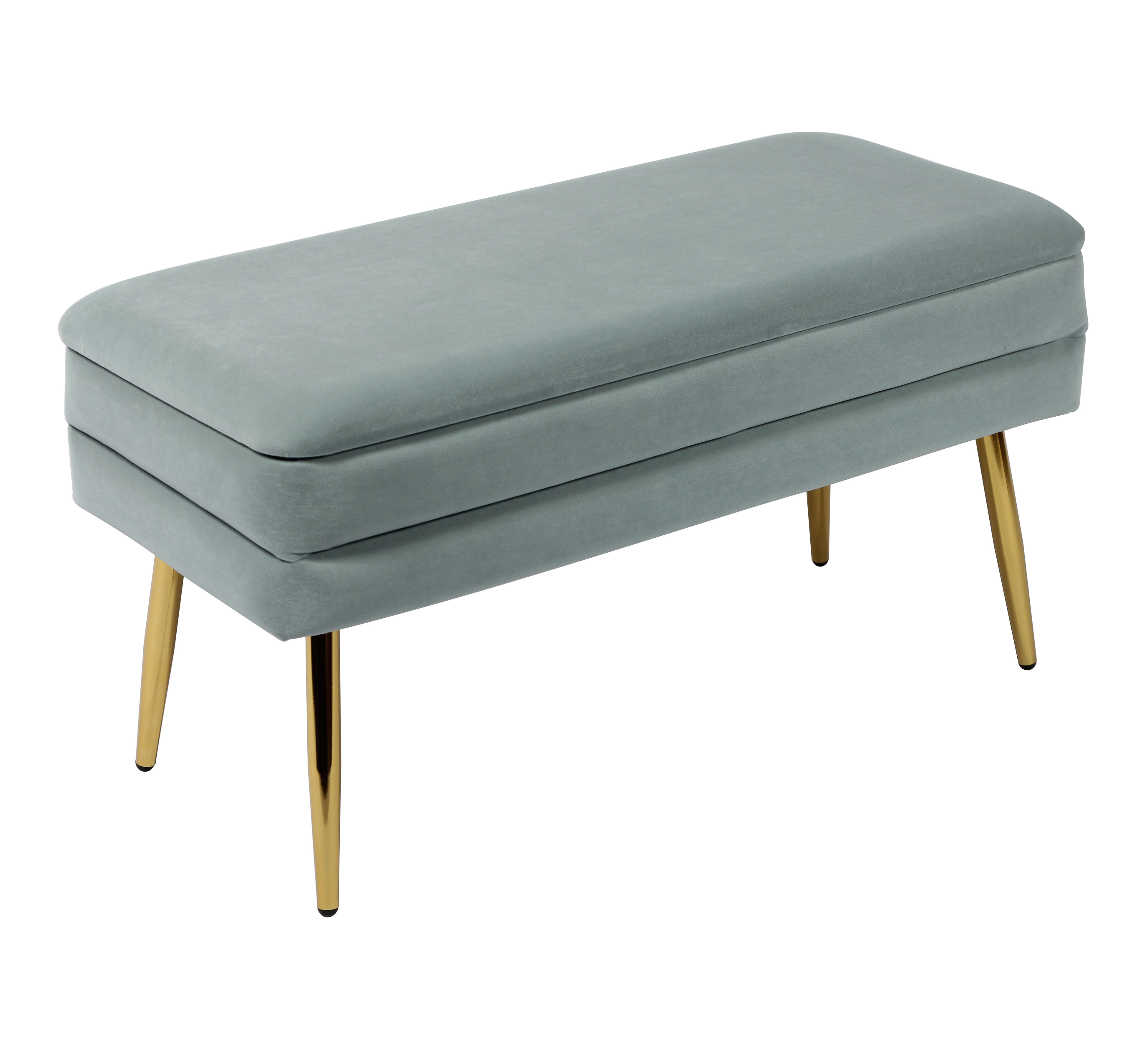 TOV Furniture Ziva Sea Blue Storage Bench TOV-OC6466 TOV Furniture Ziva Sea Blue Storage Bench TOV-OC6466
