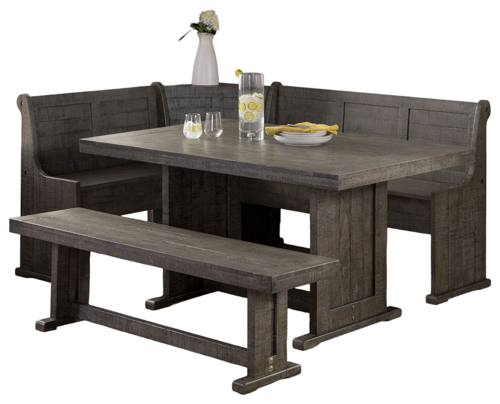 Vilo Home Charms Gray Breakfast Nook