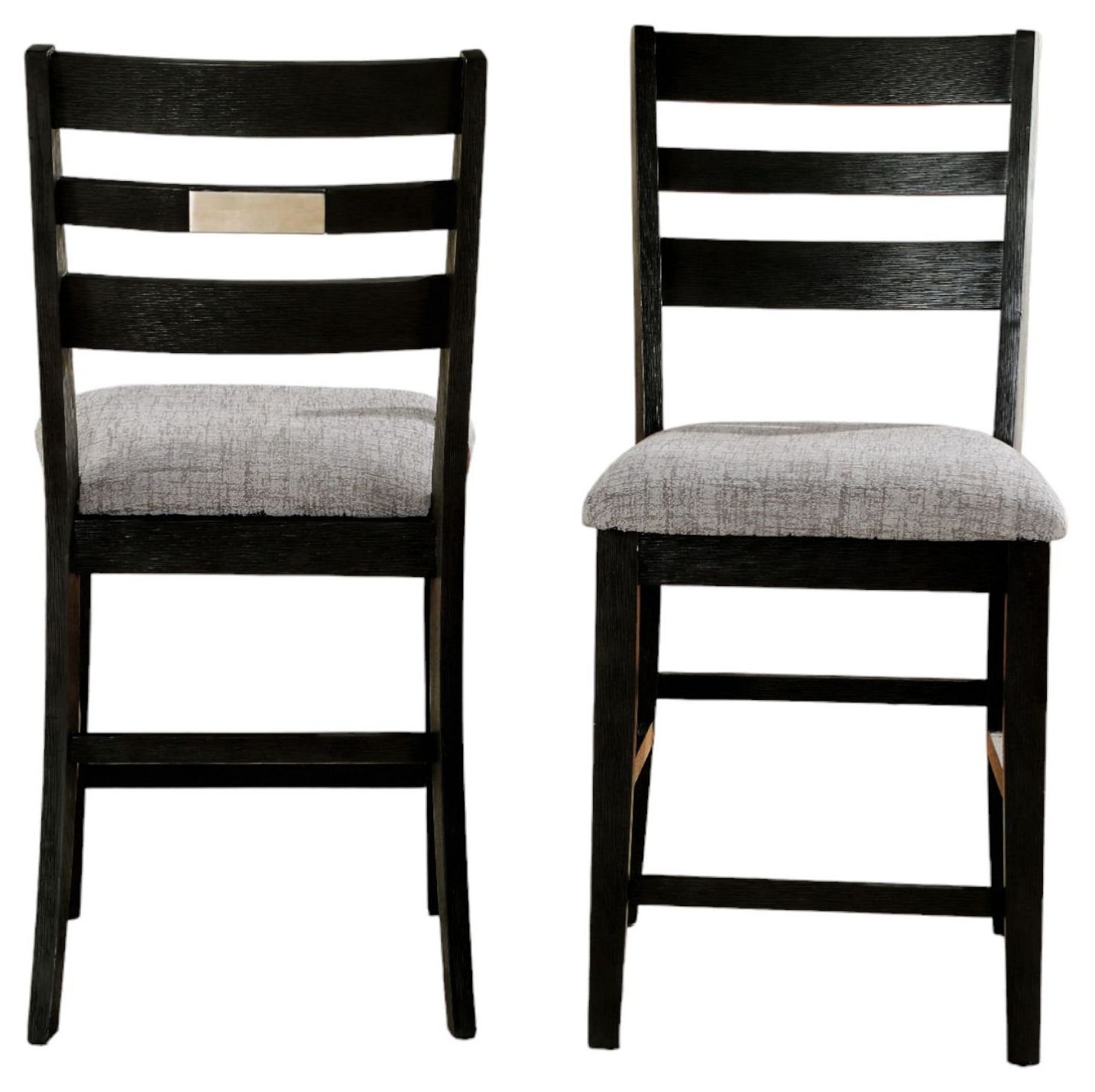 2 Vilo Home Palermo Black Pub Chairs
