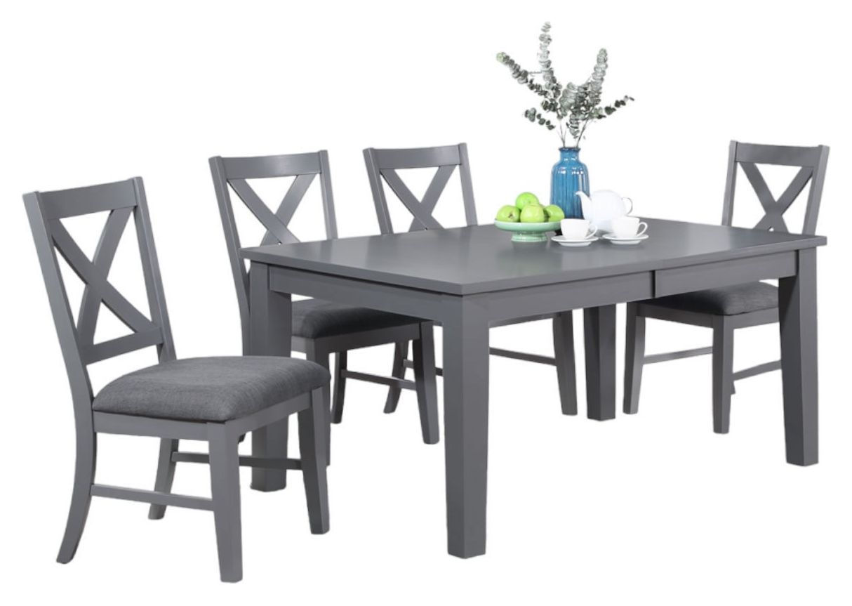 Vilo Home La Jolla Shores Gray 5pc Dining Set
