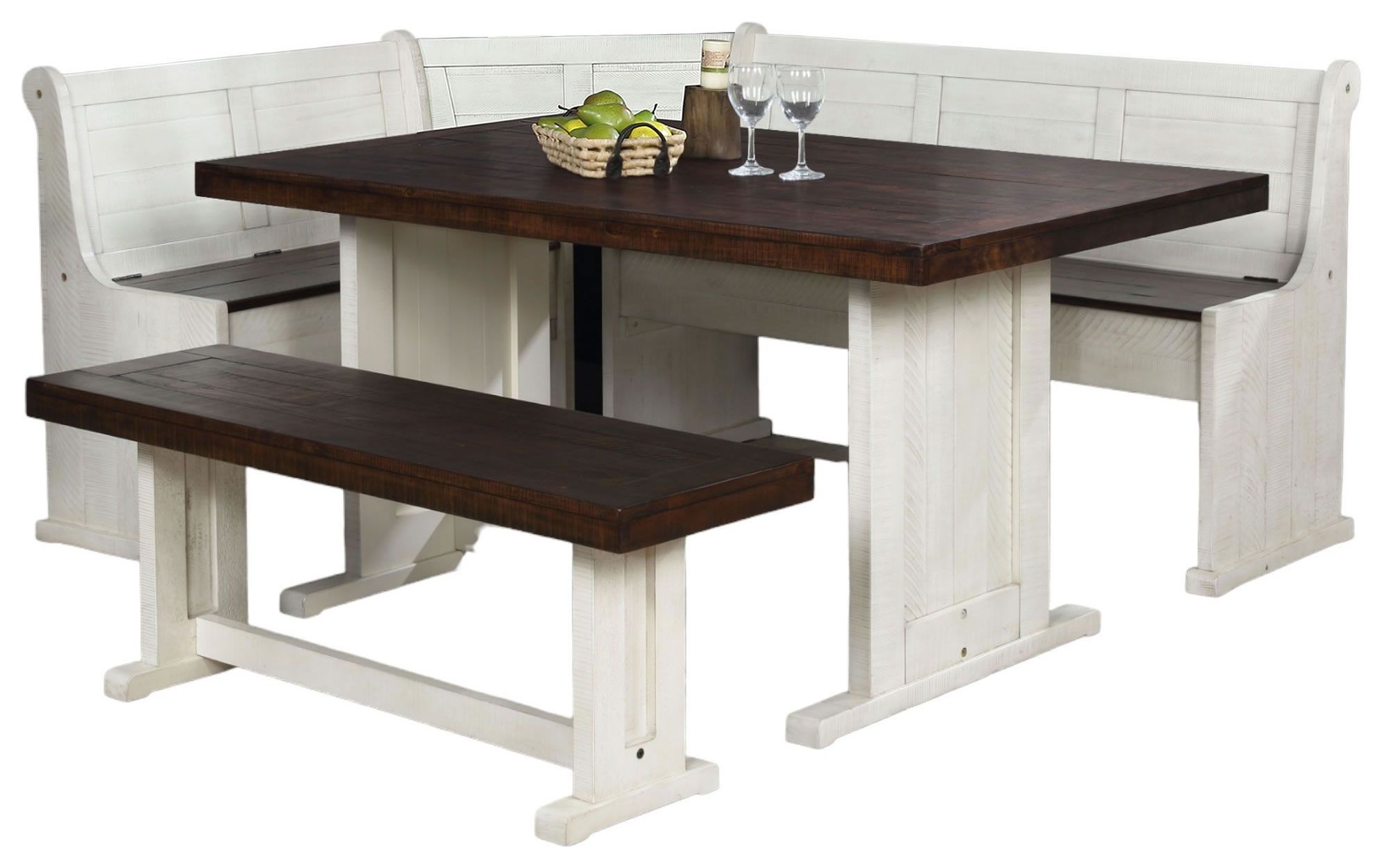 Vilo Home Sandy Beach White Brown Breakfast Nook