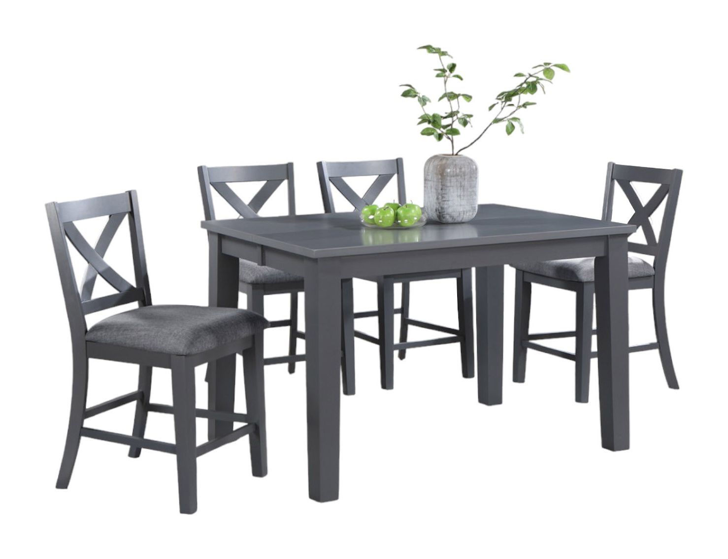 Vilo Home La Jolla Shores Gray 5pc Pub Set
