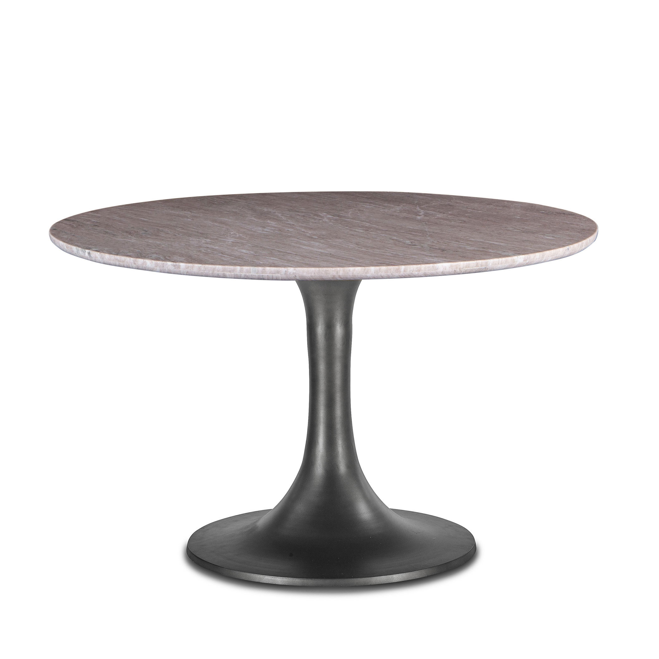 World Interiors Palm Desert Brown Marble Dining Table