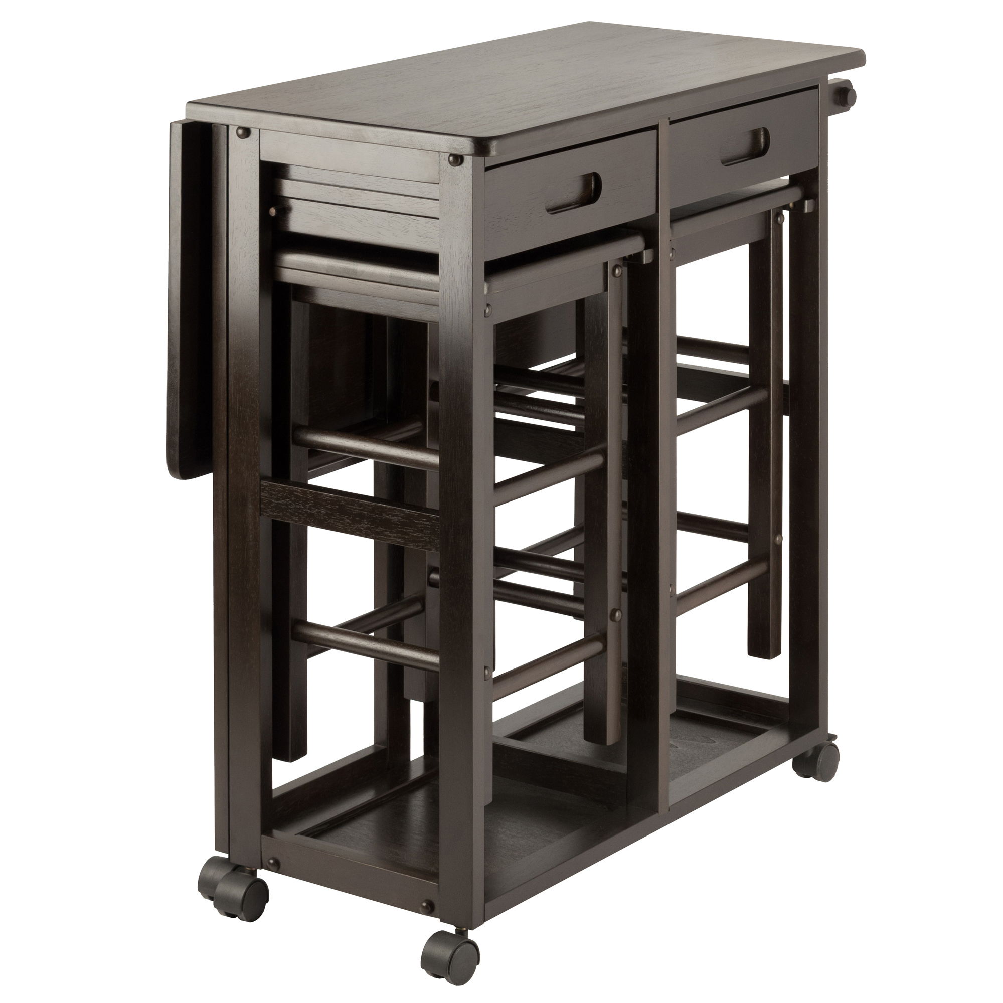 Winsome Suzanne Coffee 3pc Space Saver Set