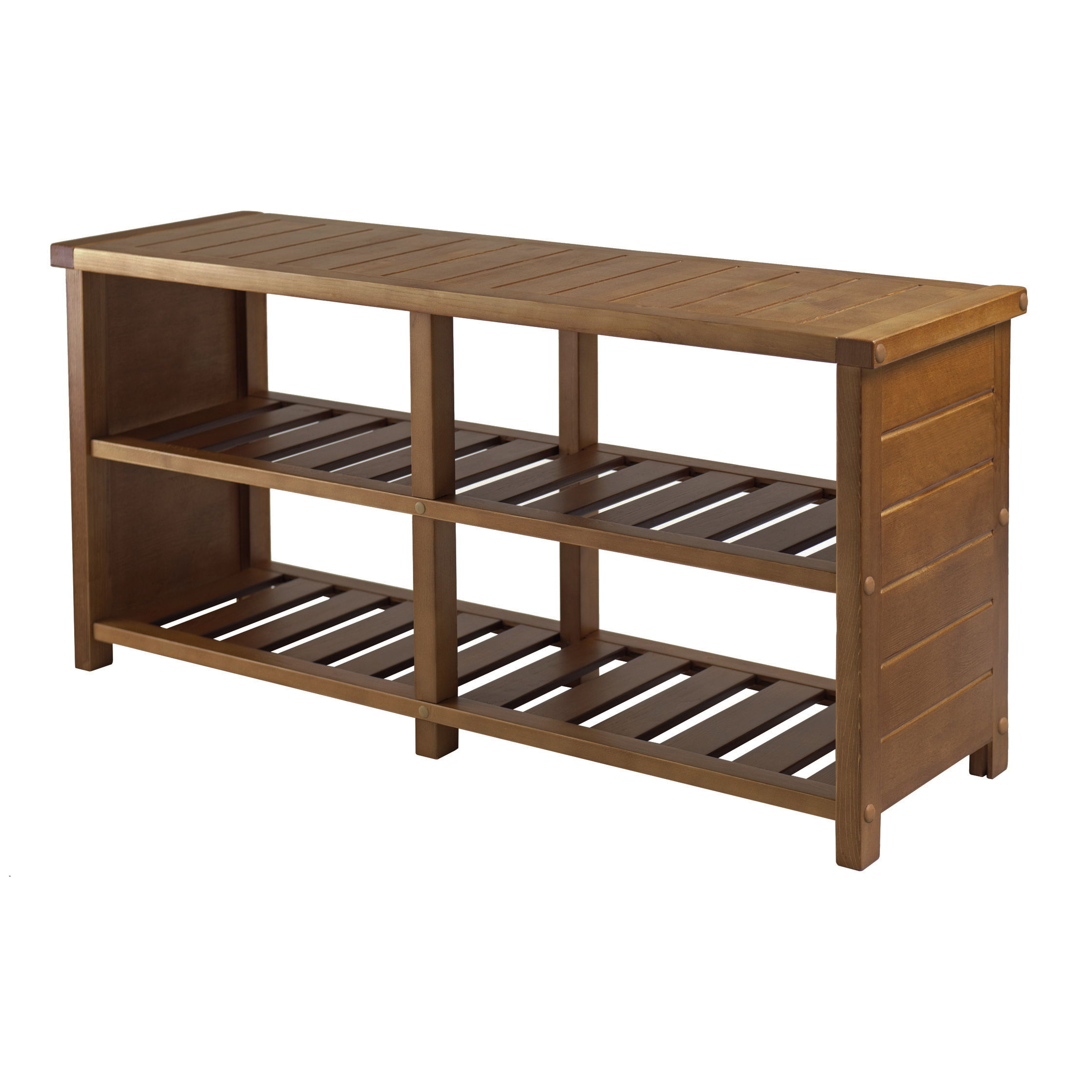Winsome Keystone Teak Shoe Bench