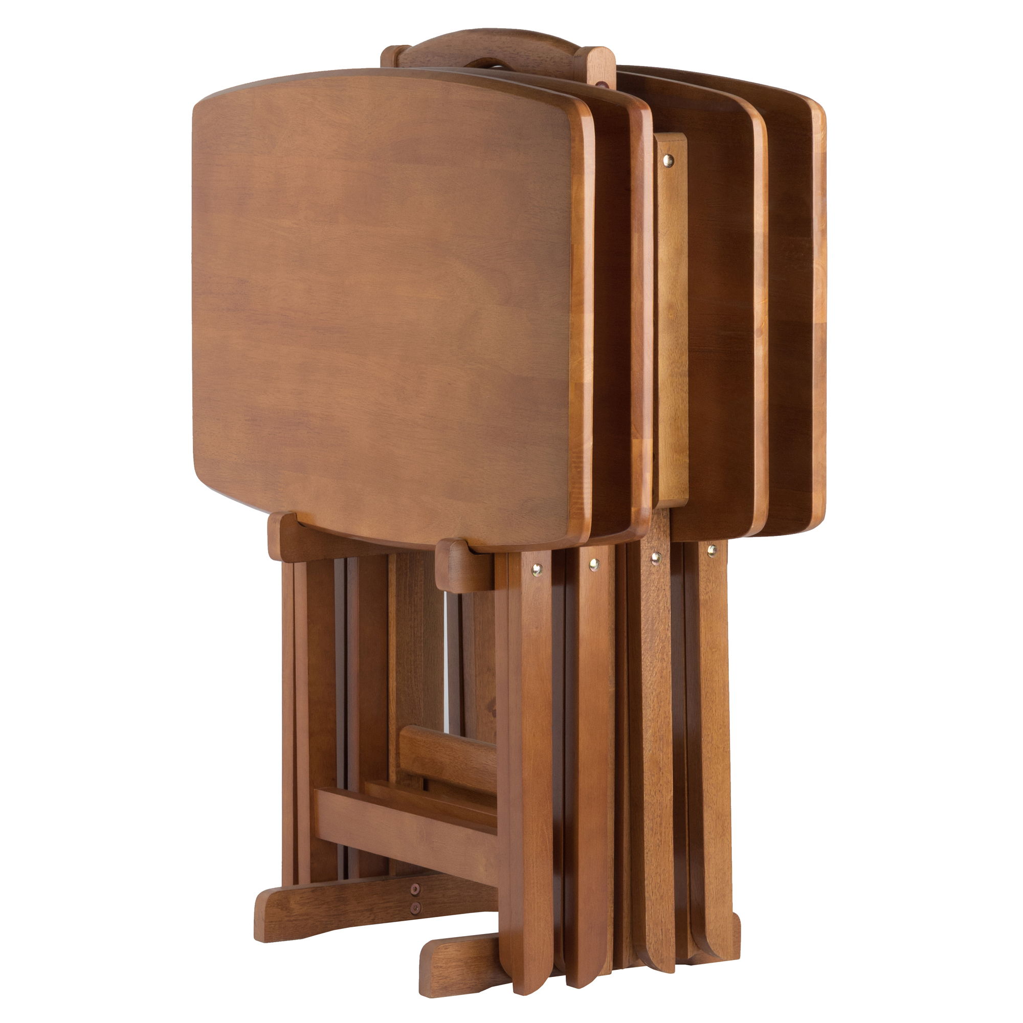 Winsome Dylan Teak 5pc Snack Table Set