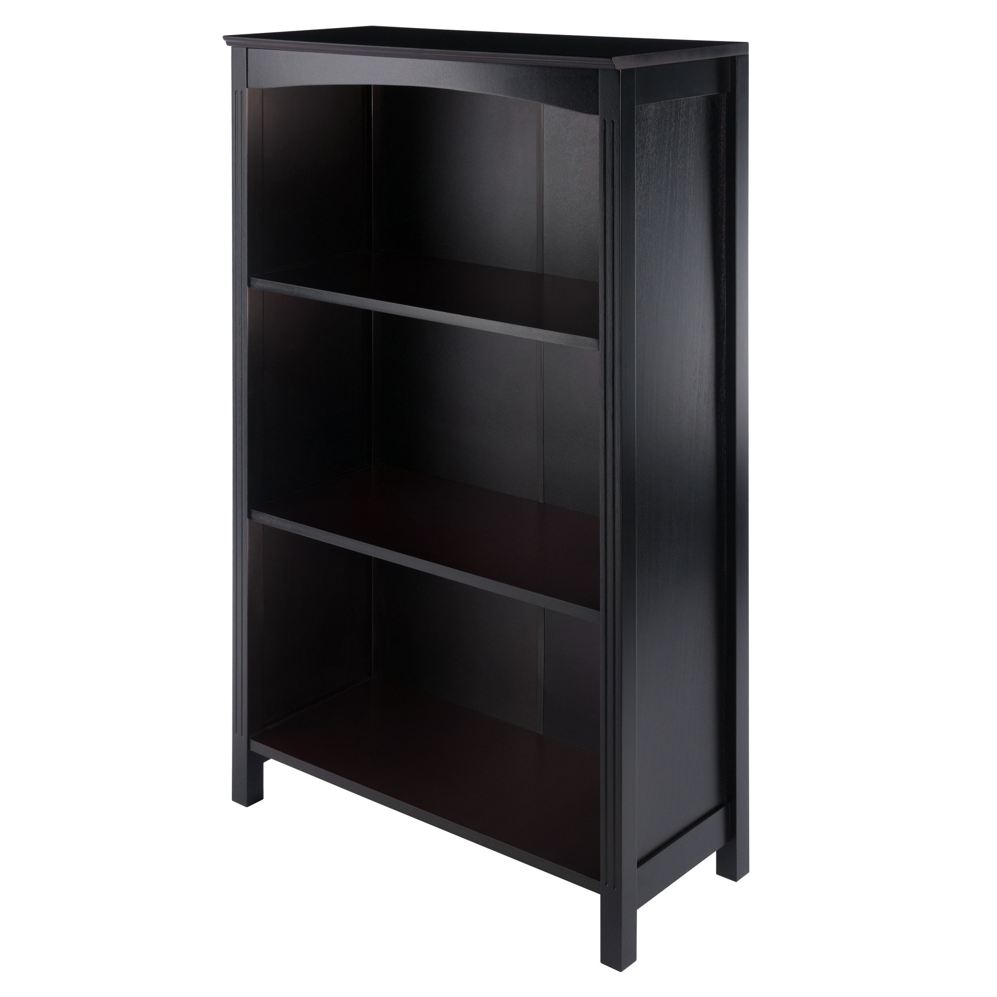 Winsome Terrace Espresso 3 Tier Storage Shelf Bookcase WNS-92429 Winsome Terrace Espresso 3 Tier Storage Shelf Bookcase WNS-92429