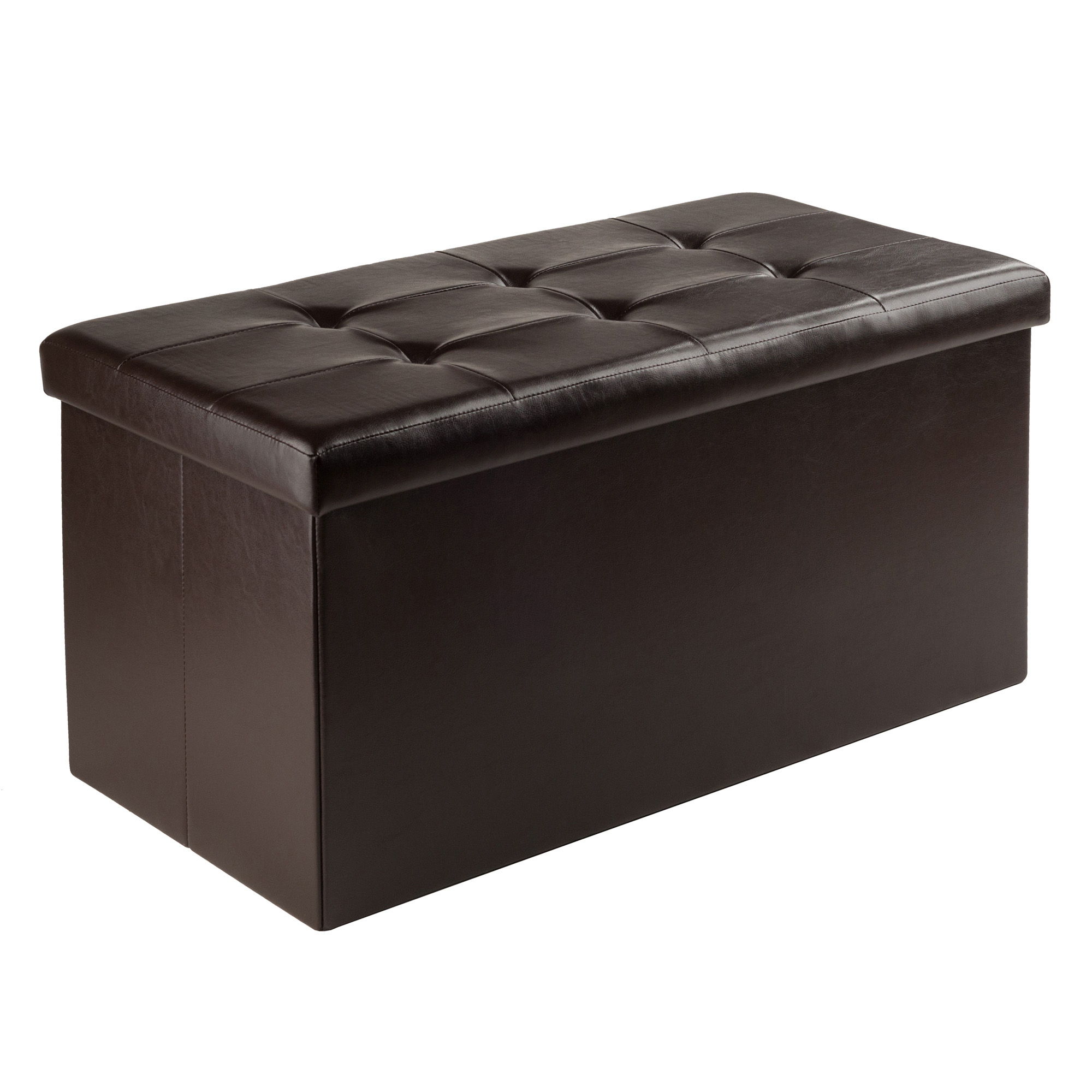 Winsome Ashford Espresso Rectangle Storage Ottoman