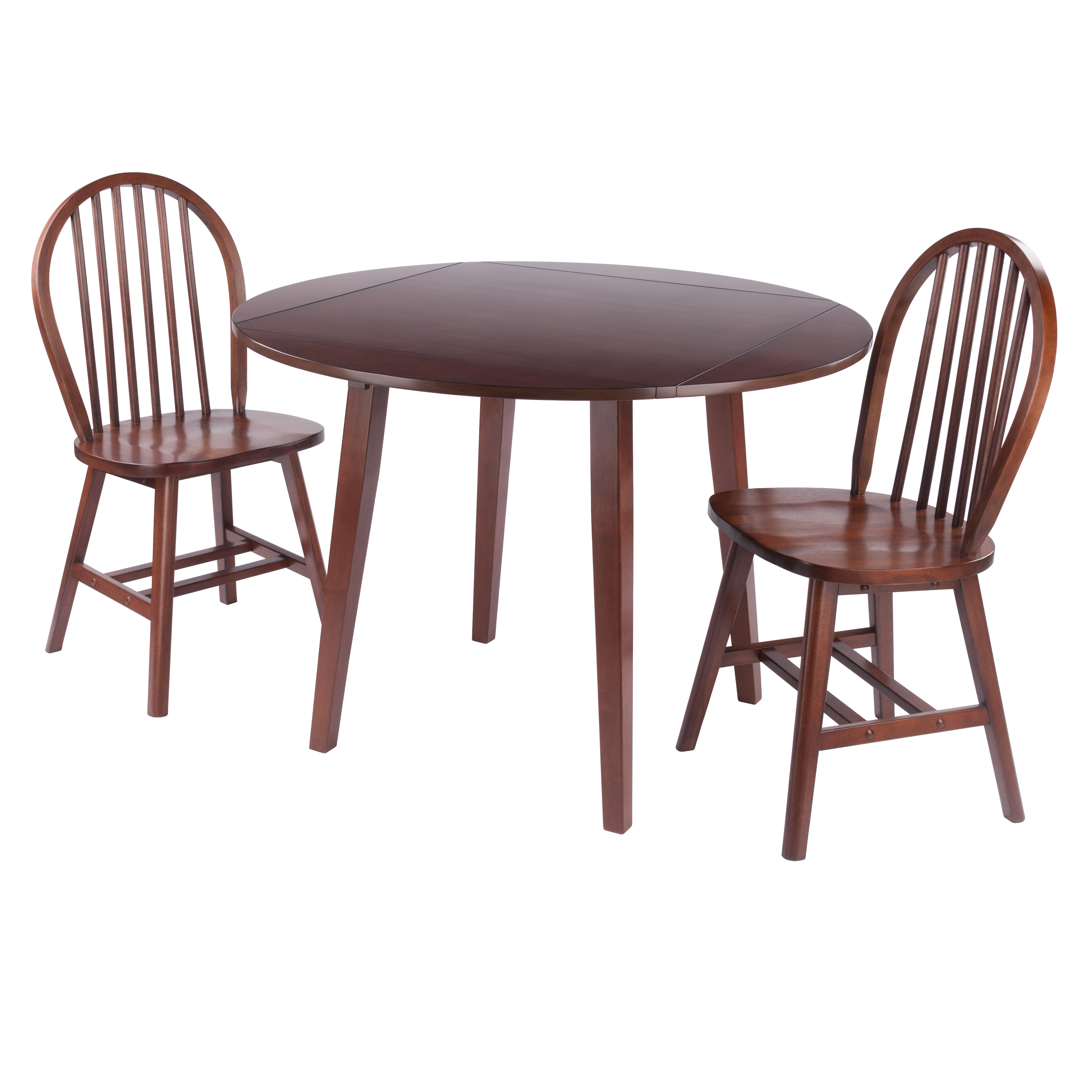 Winsome Dawson Walnut 3pc Dining Room Set