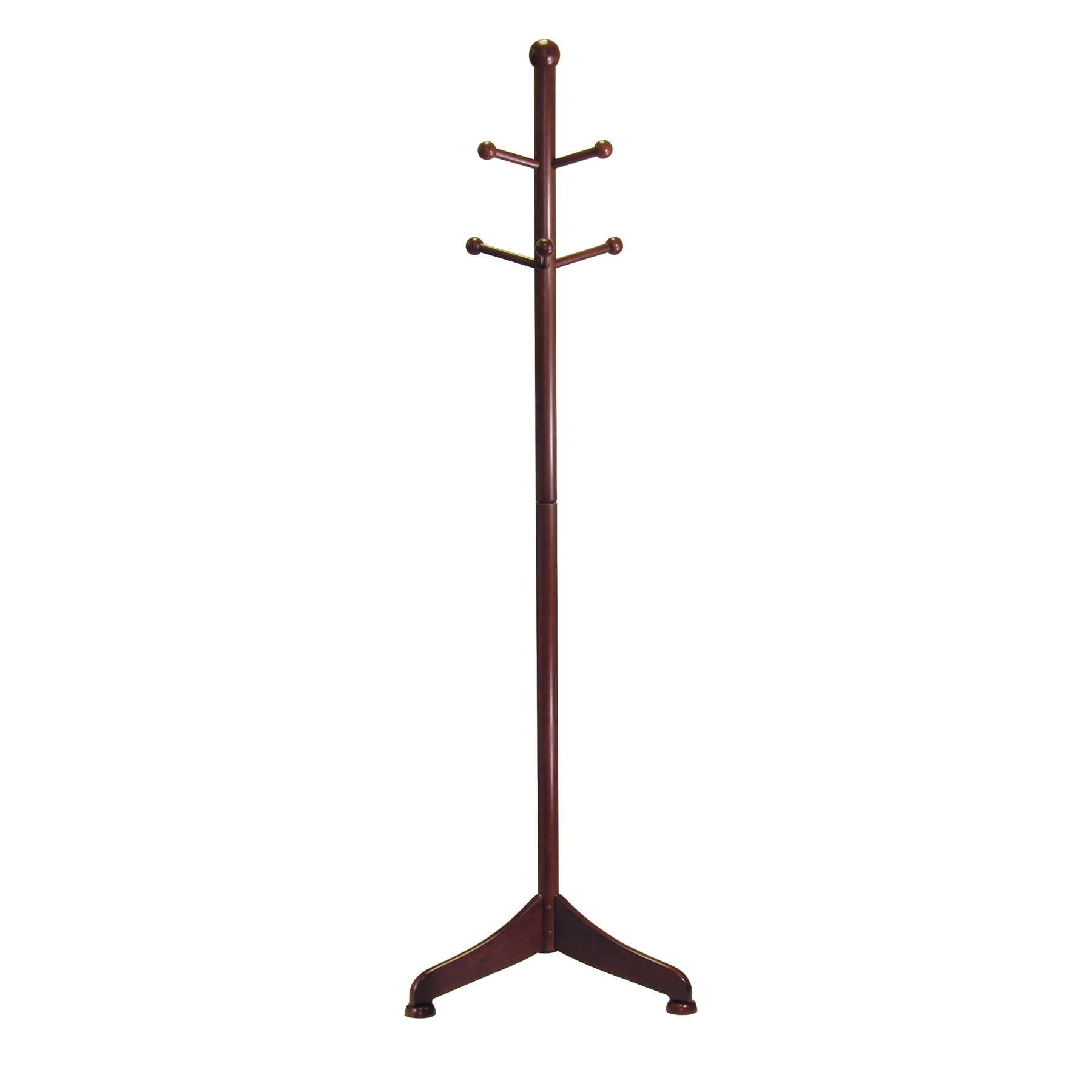 Winsome Philip Walnut 6 Pegs Coat Tree