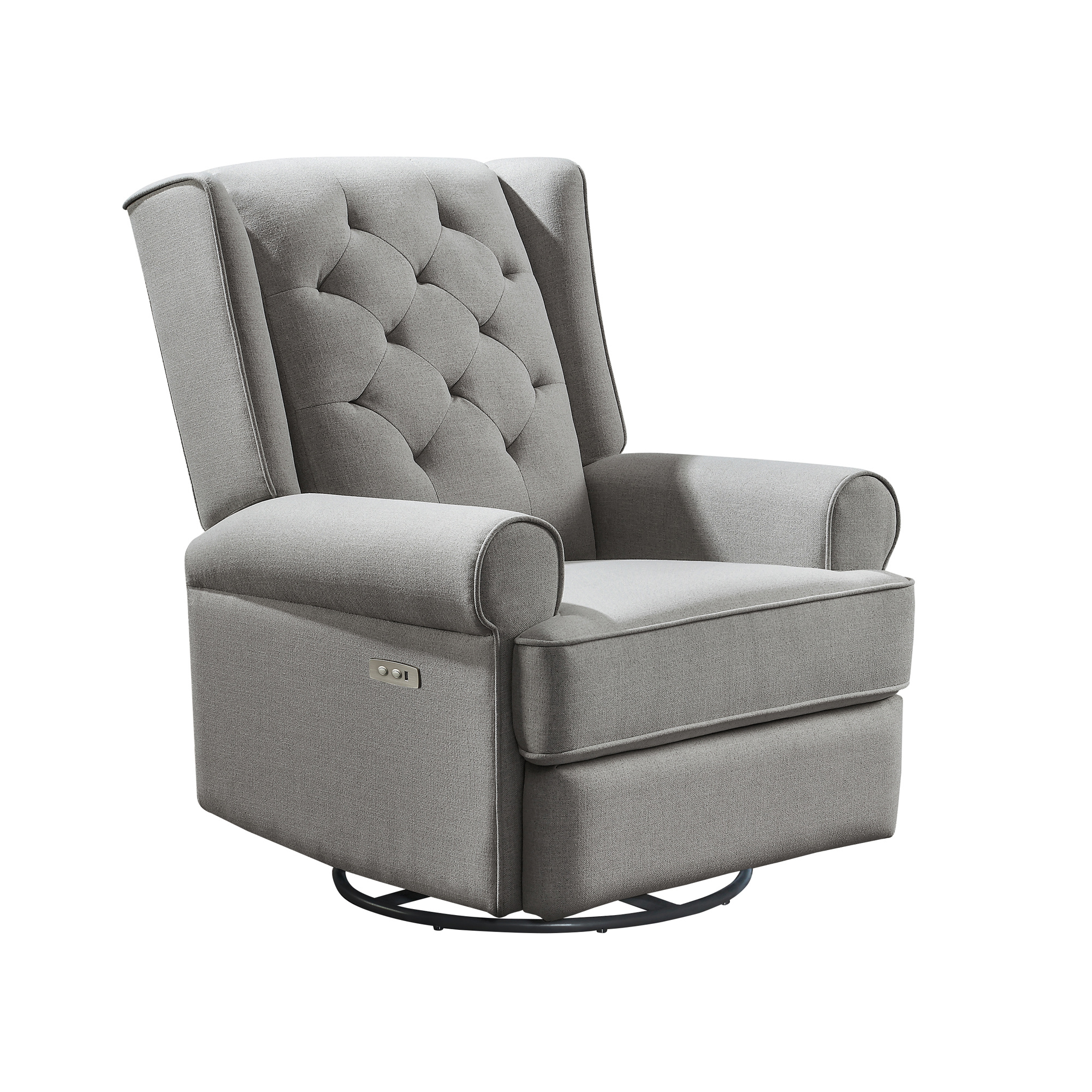 Westwood Baby Amelia Charcoal Power Glider Recliner