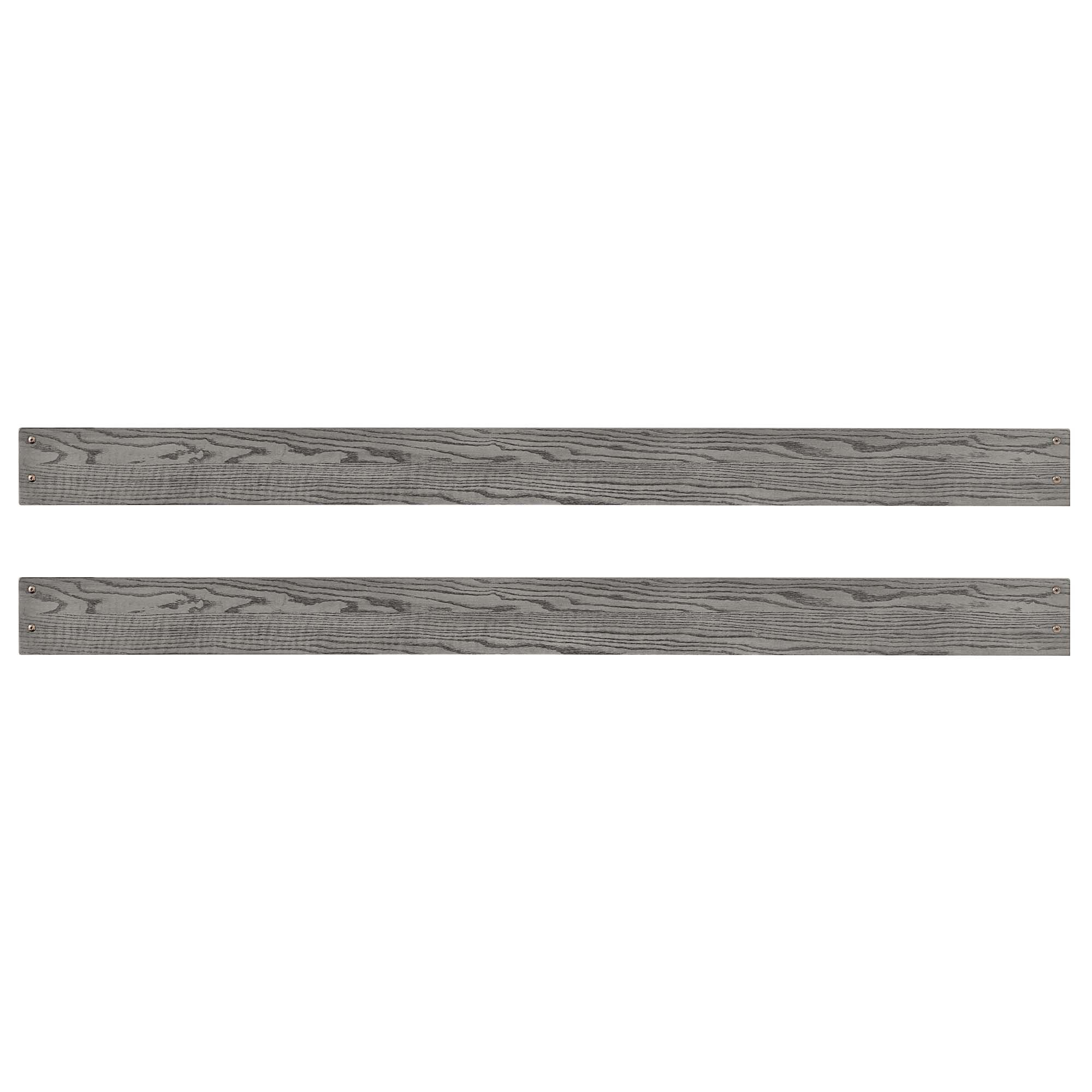 Foundry Full Bed Rails | Brushed Pewter