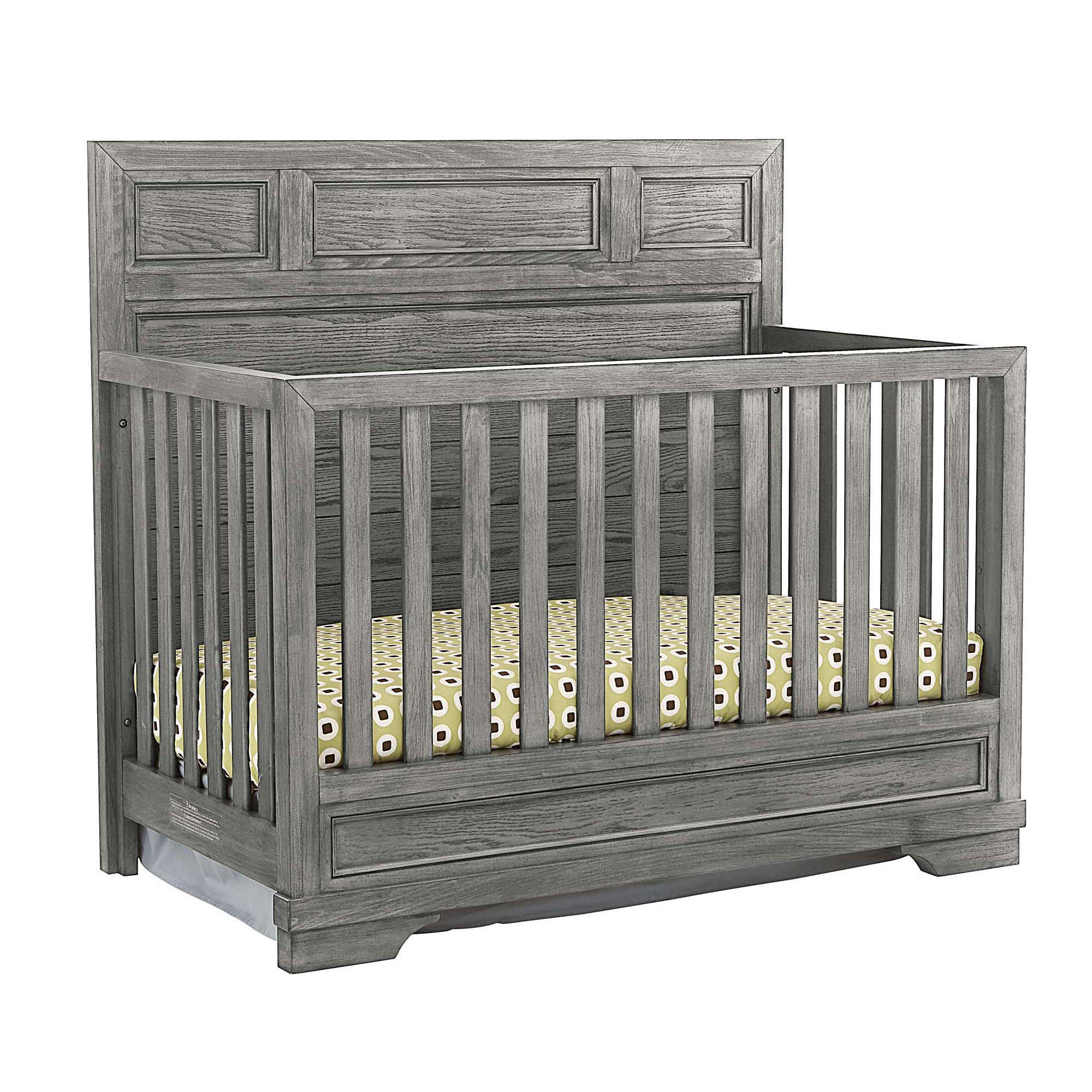 Westwood Baby Foundry Brushed Pewter Flat Top Convertible Crib