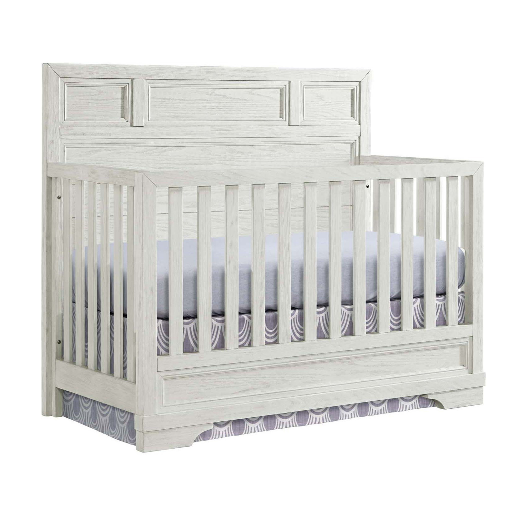Foundry Flat Top Convertible Crib | White Dove