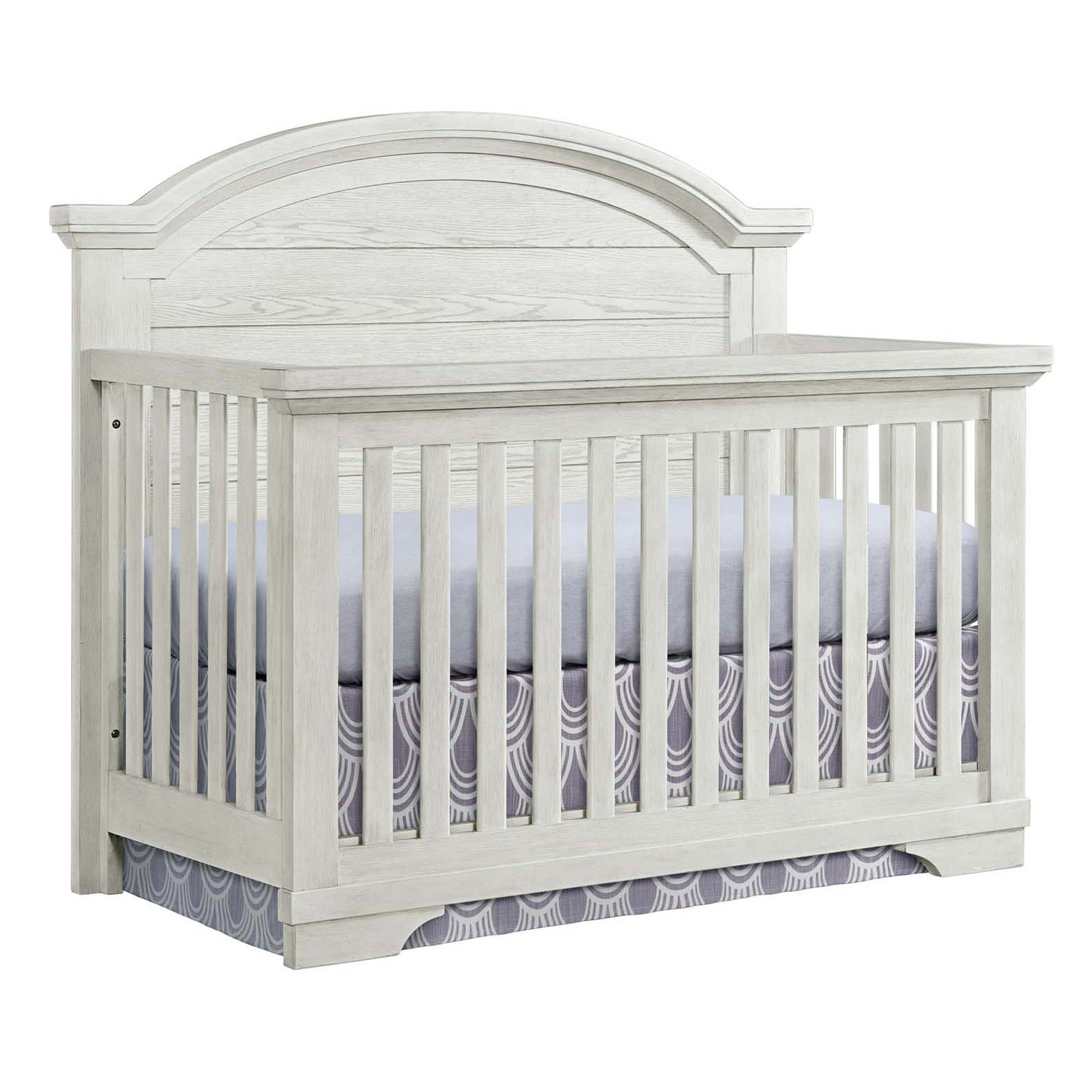 Foundry Arch Top Convertible Crib | White Dove
