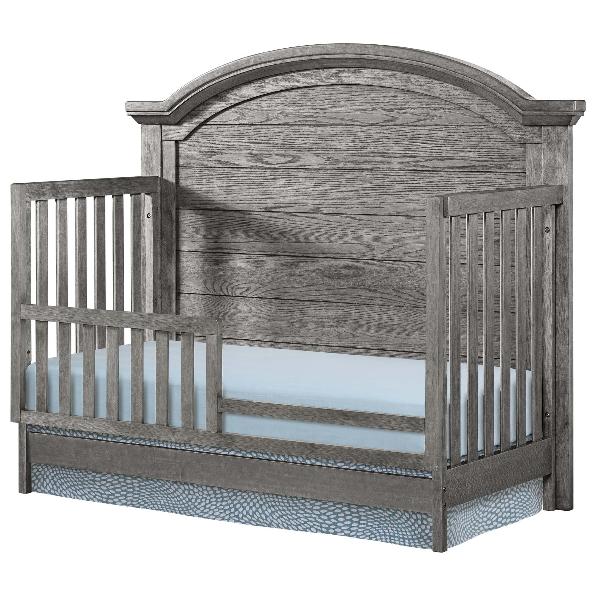 Westwood Baby Foundry Brushed Pewter Arch Top Toddler Bed