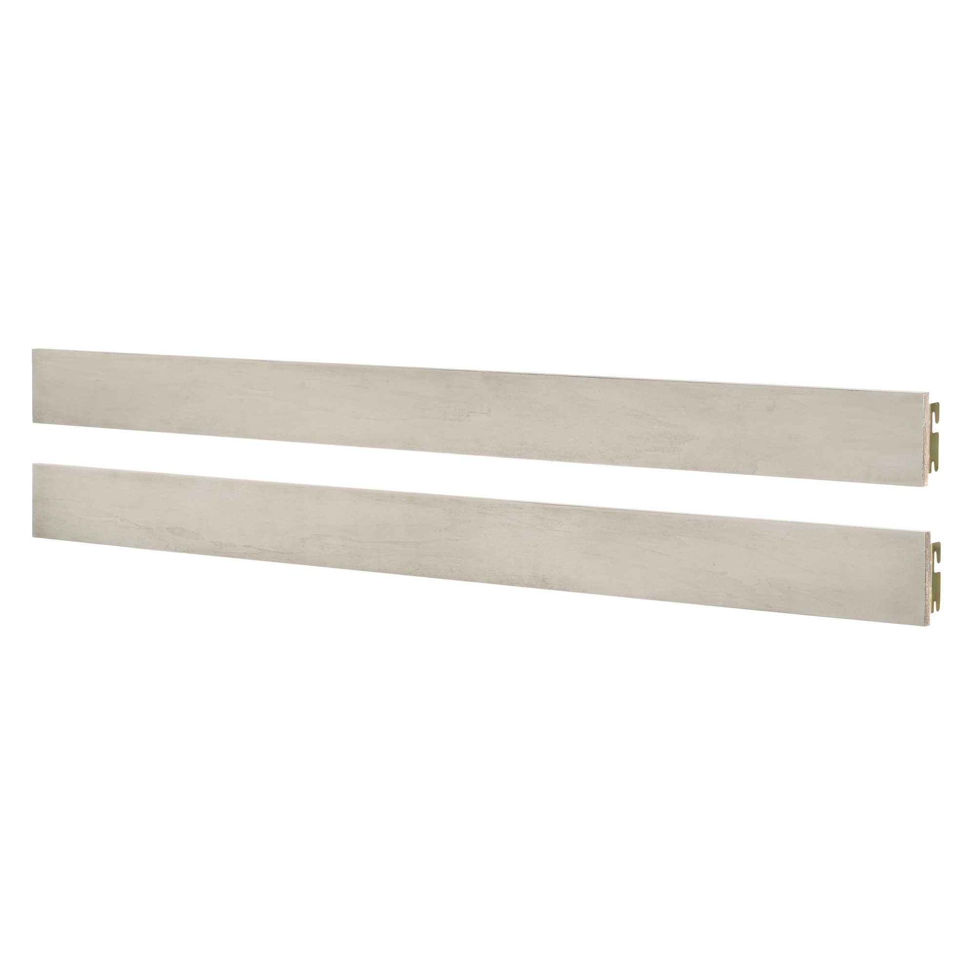 San Mateo Full Bed Rails | Rustic White