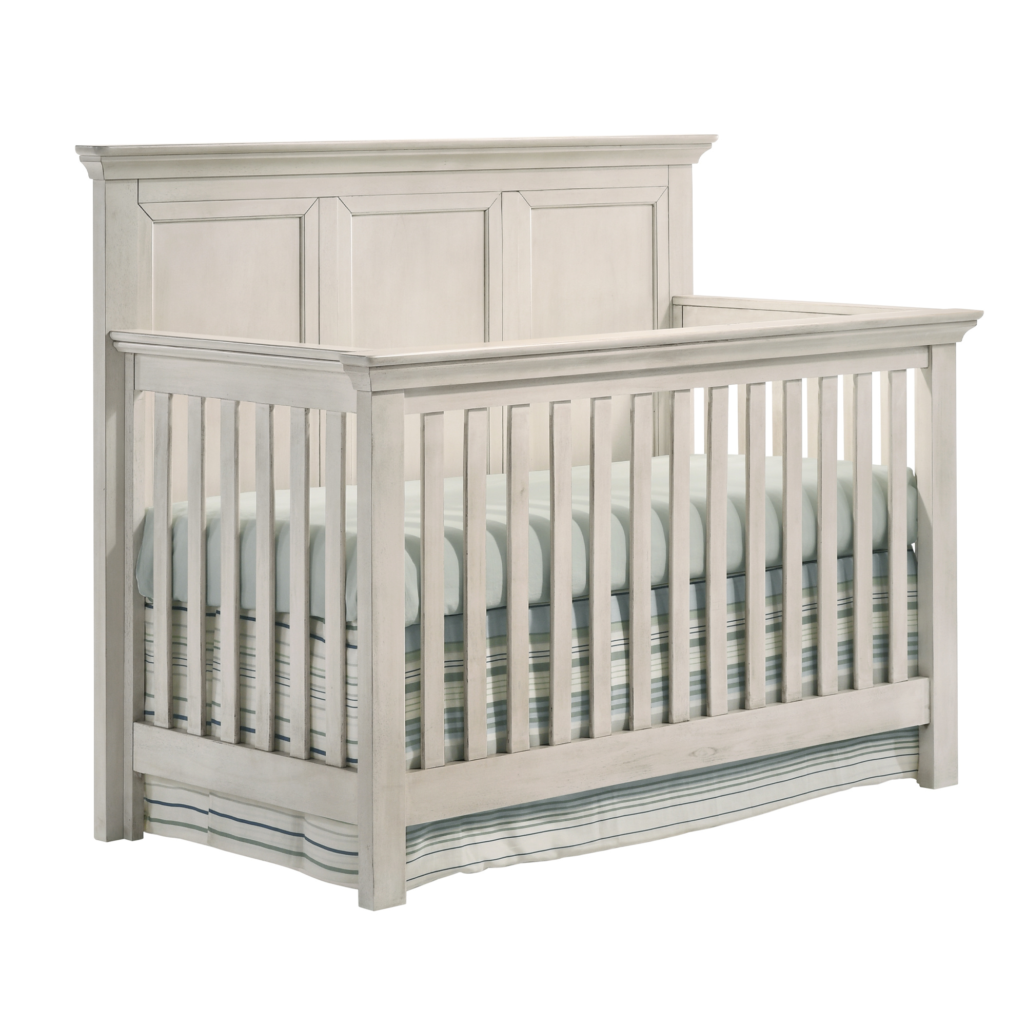 Westwood Baby San Mateo Rustic White Convertible Crib