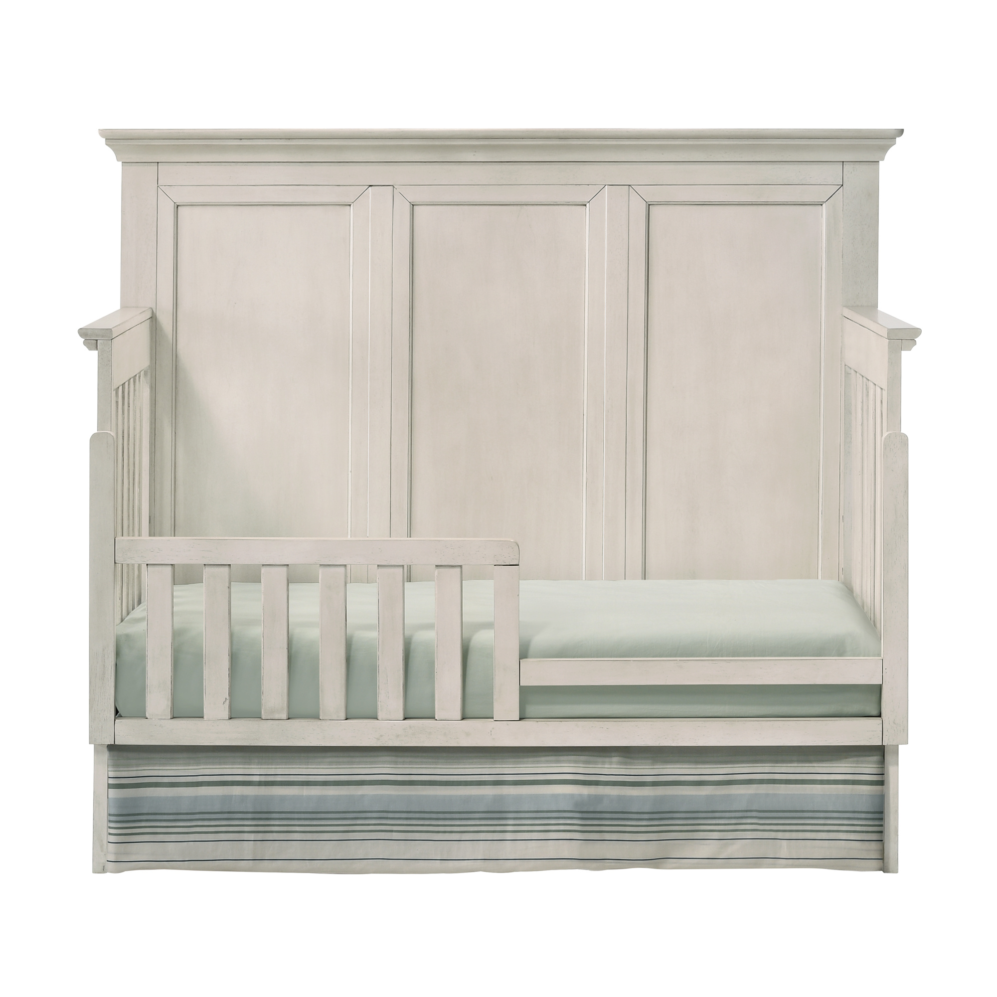 Westwood Baby San Mateo Rustic White Toddler Bed