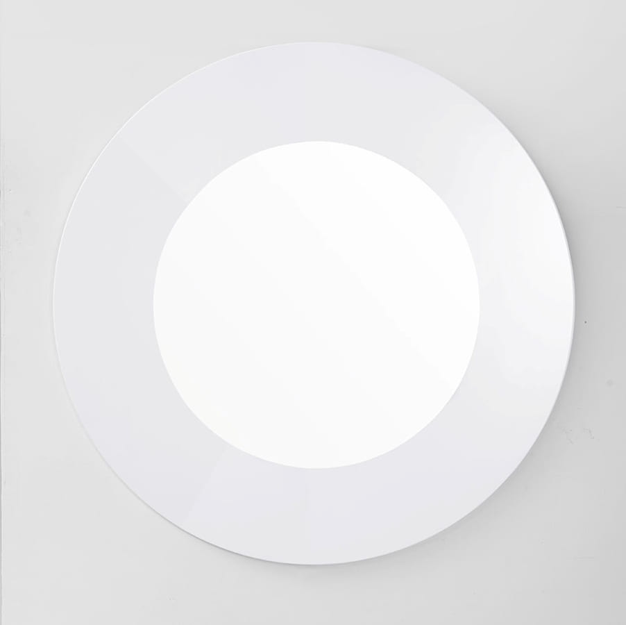 Whiteline Delaney White Mirror