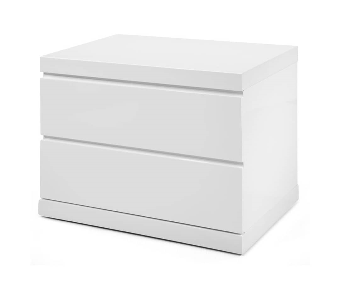 Whiteline Anna White Small Nightstand
