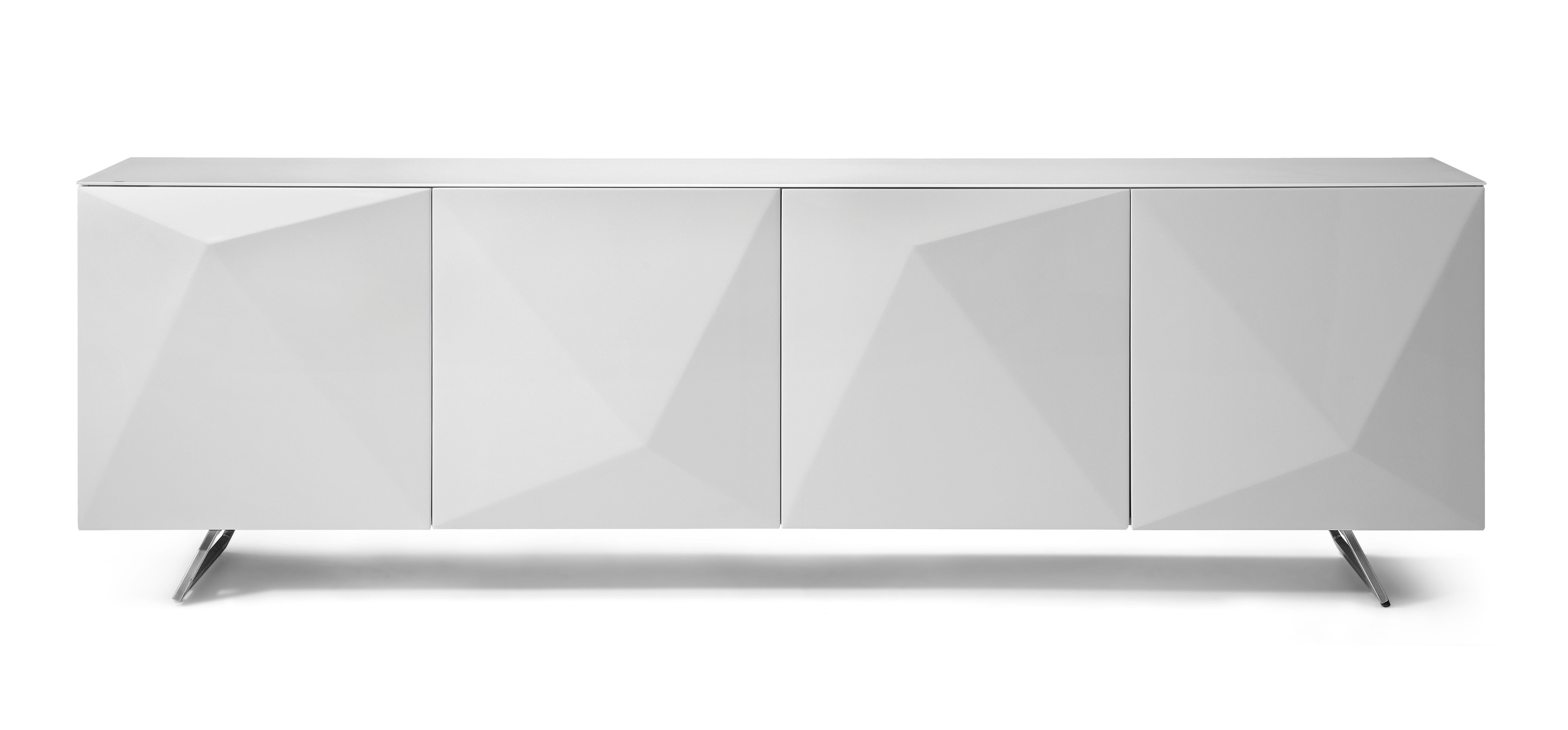 Whiteline Samantha White Buffet