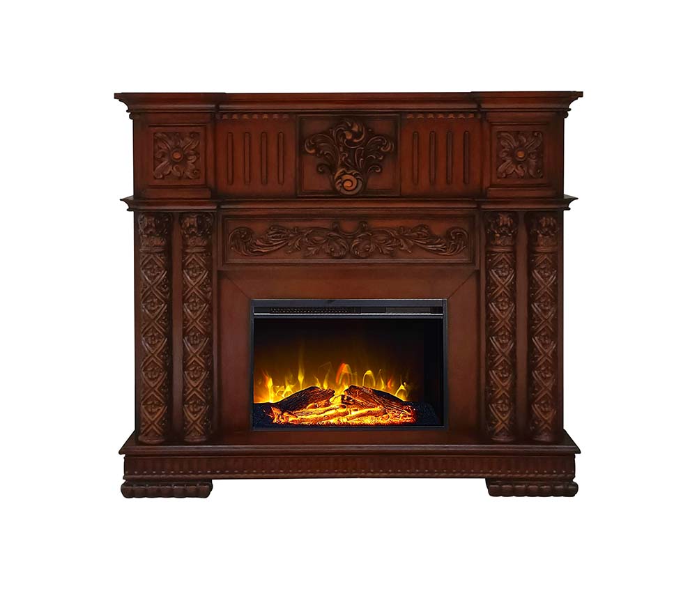 Acme Furniture Vendome Cherry Fireplace