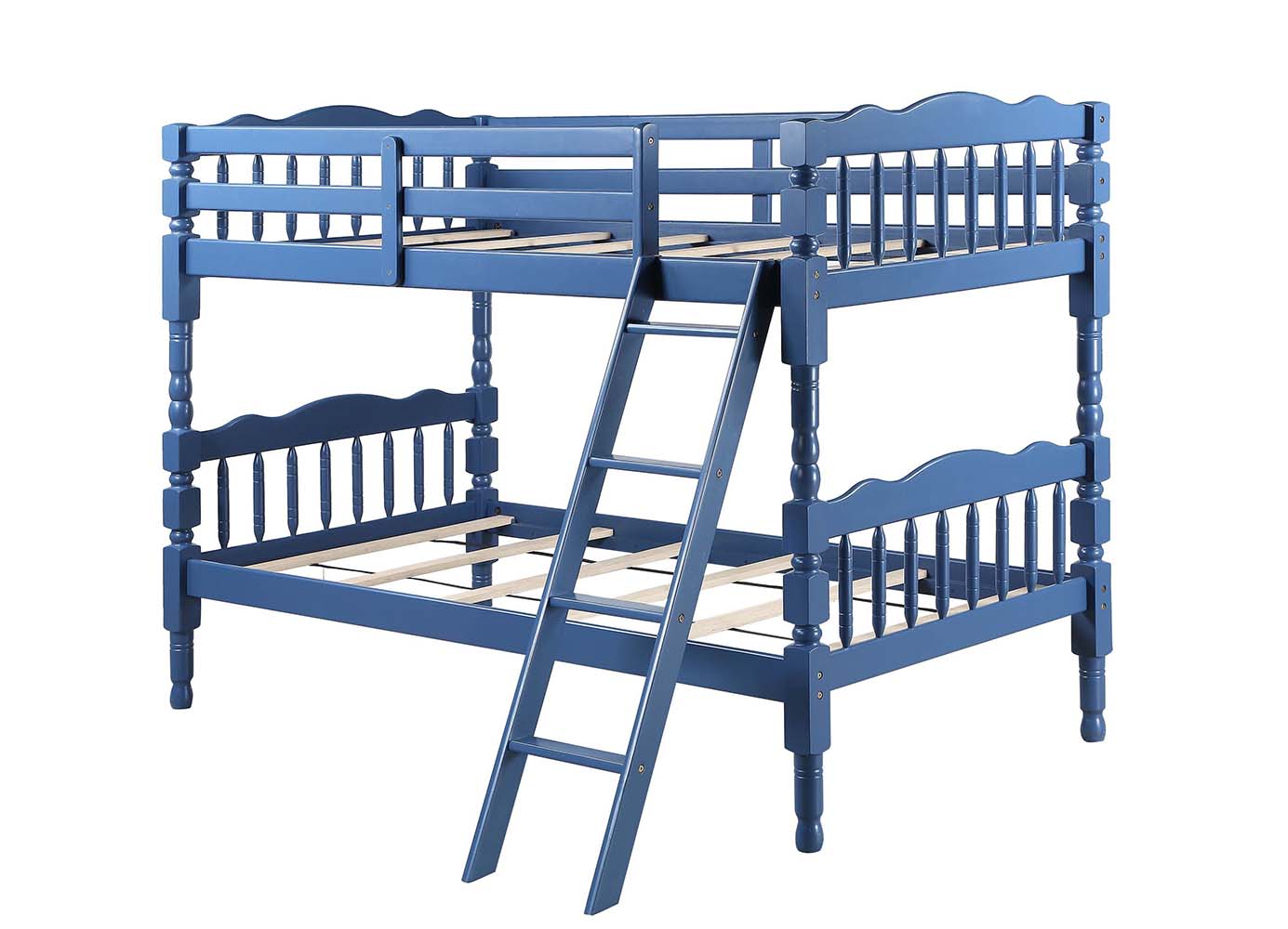 Acme Furniture Homestead Dark Blue Twin Over Twin Bunk Bed