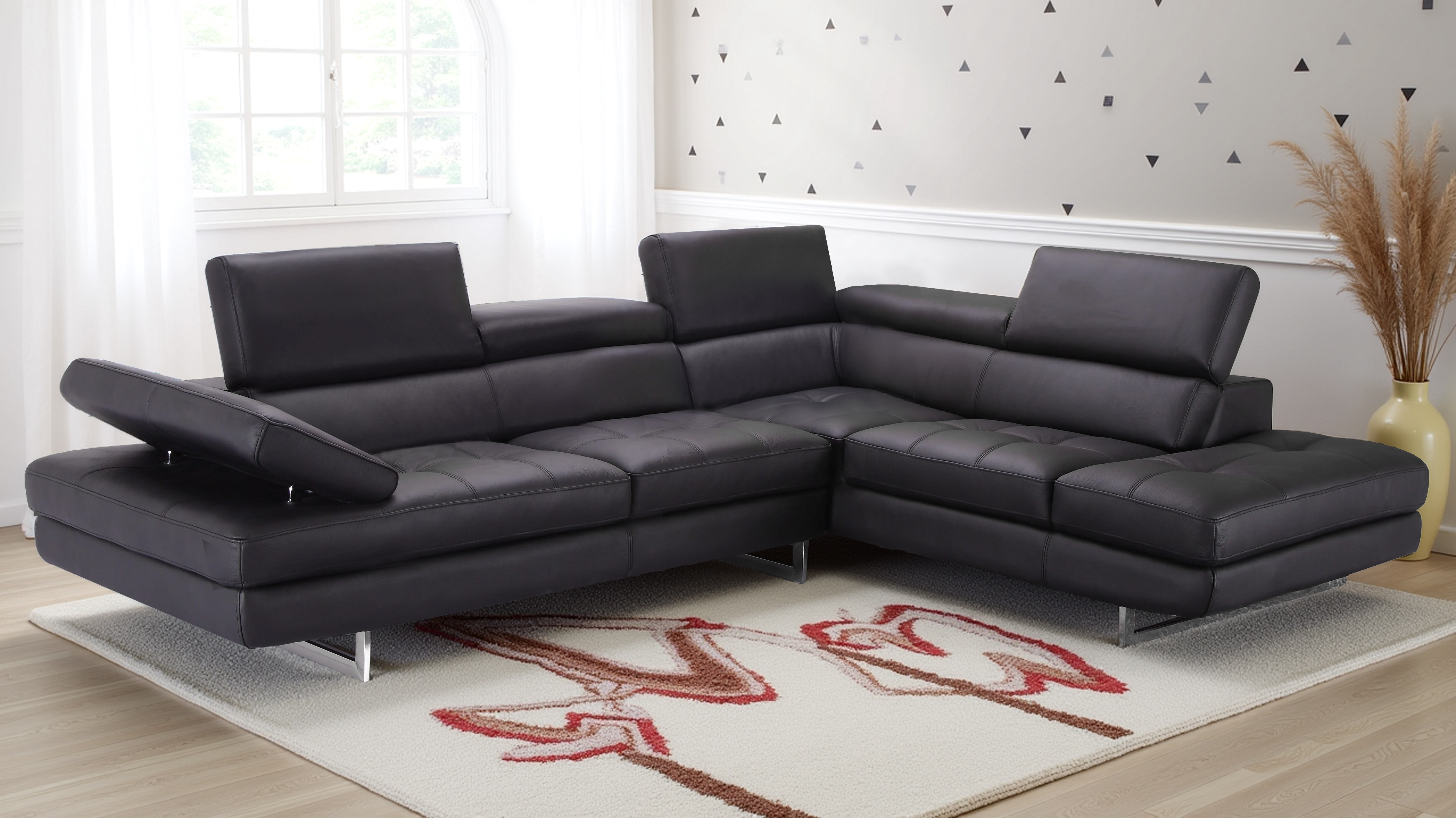 Elite Space Living Antalya Black RAF Sectional