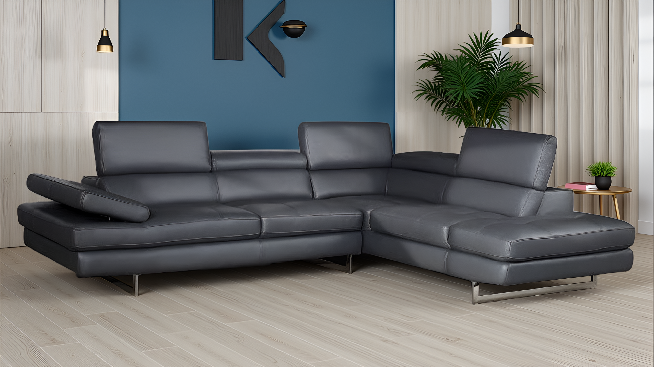 Elite Space Living Antalya Grey RAF Sectional