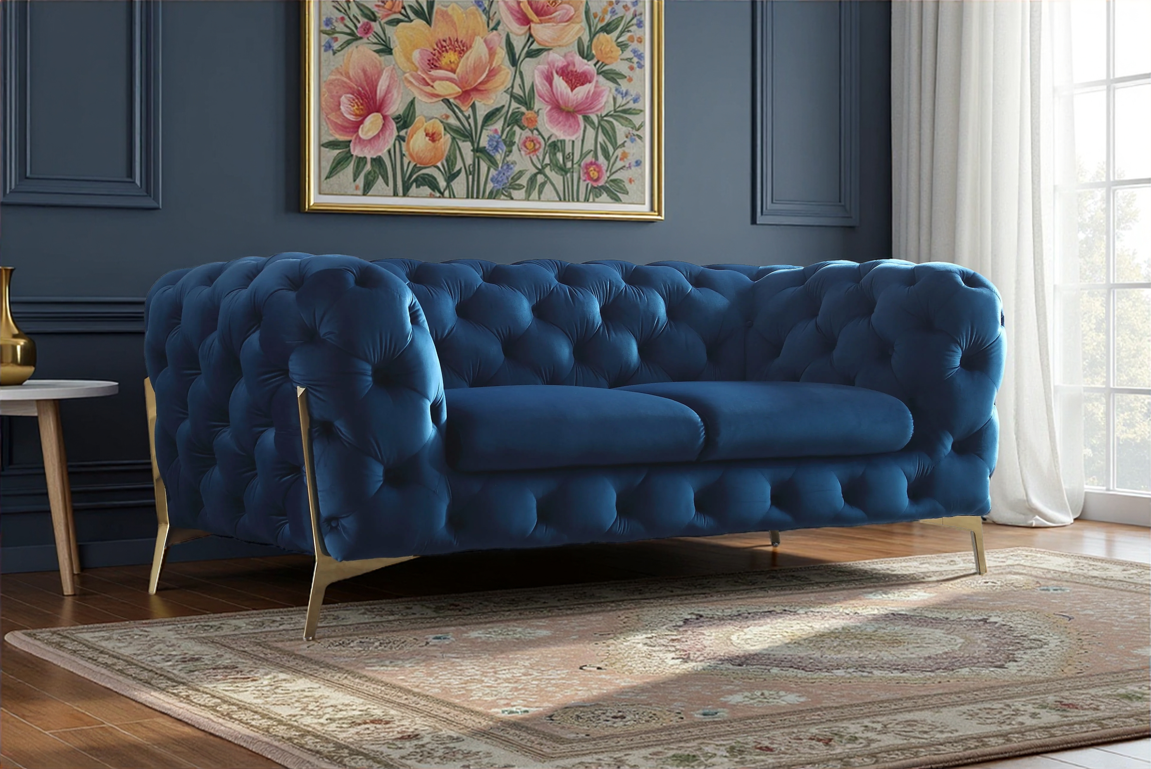 Elite Space Living Luton Blue Love Seat
