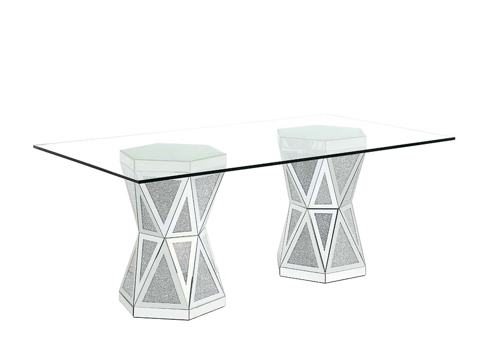 Acme Furniture Noralie Mirror Dining Table