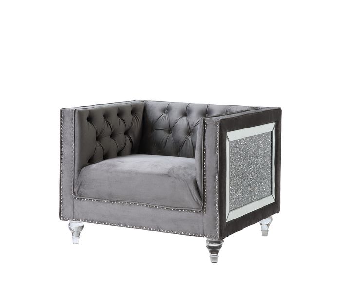 Acme Furniture HeiberoII Gray Chair