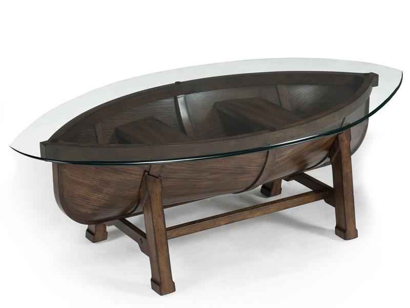 Magnussen Home Beaufort Oval Cocktail Table